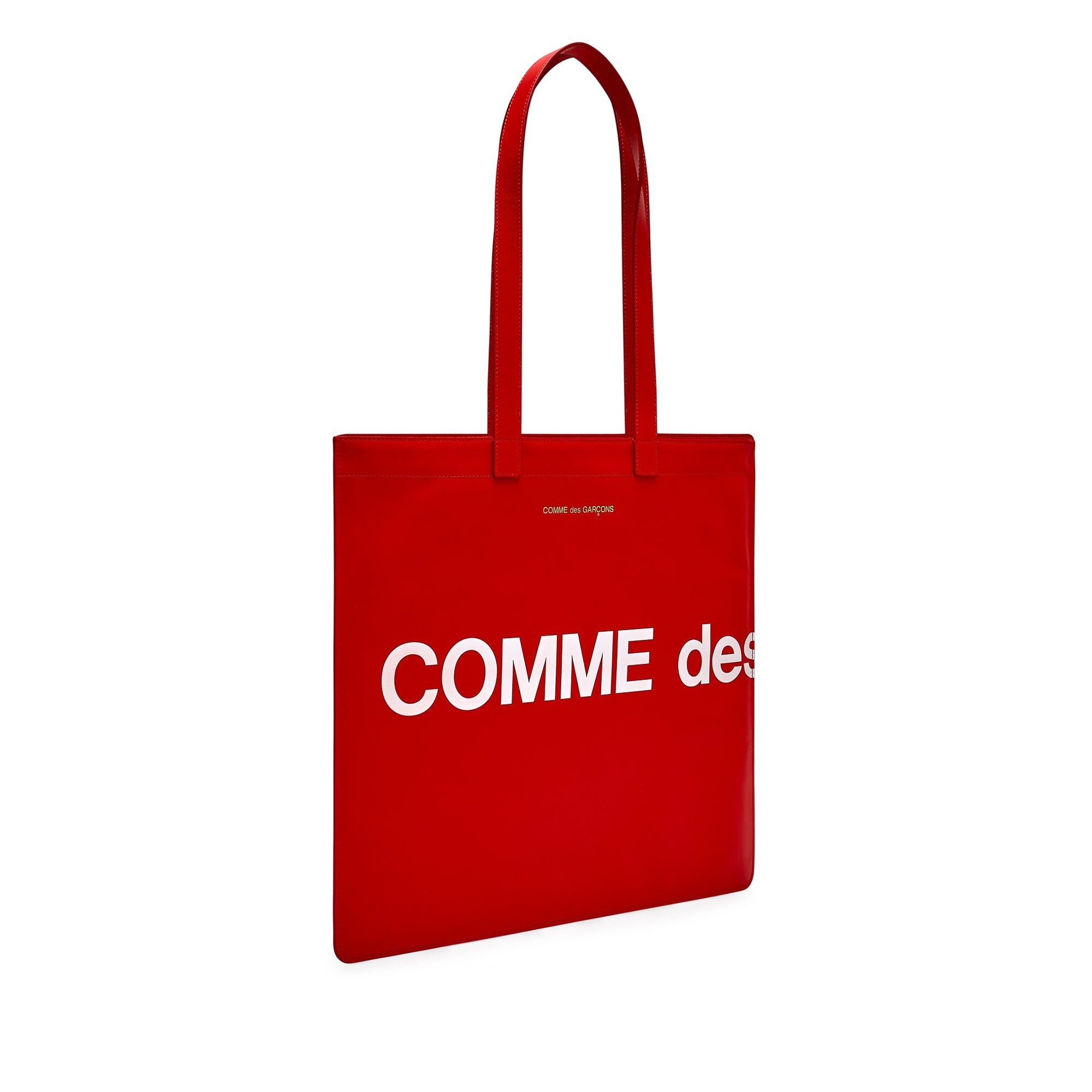 Comme des Garcons o1s22i1n1024 Size: OS / Leather Tote Bag in Red Size ONE SIZE - 3 Thumbnail