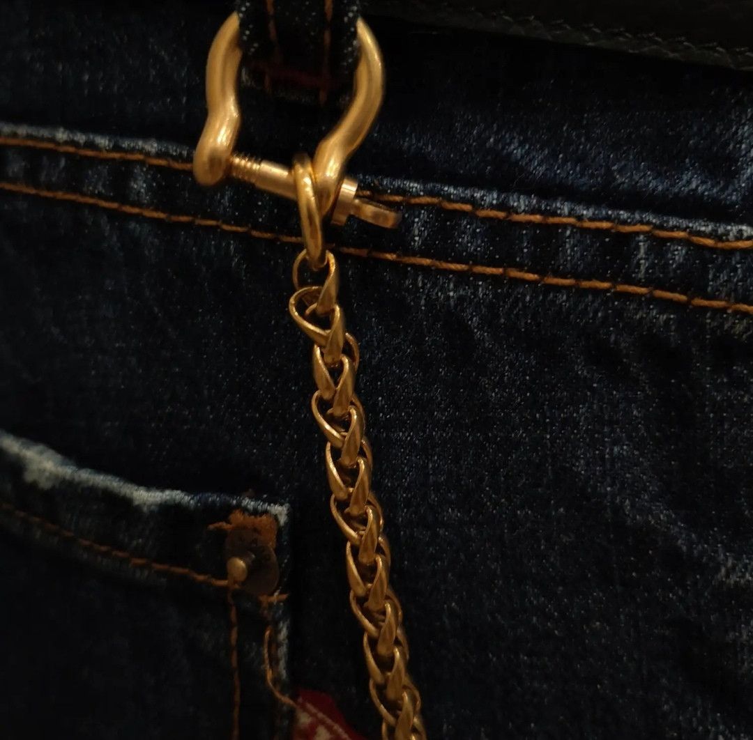 Japanese Brand × Jewelry Retro Brass O Ring Hook Dragon Keychain Wallet Size ONE SIZE - 4 Thumbnail