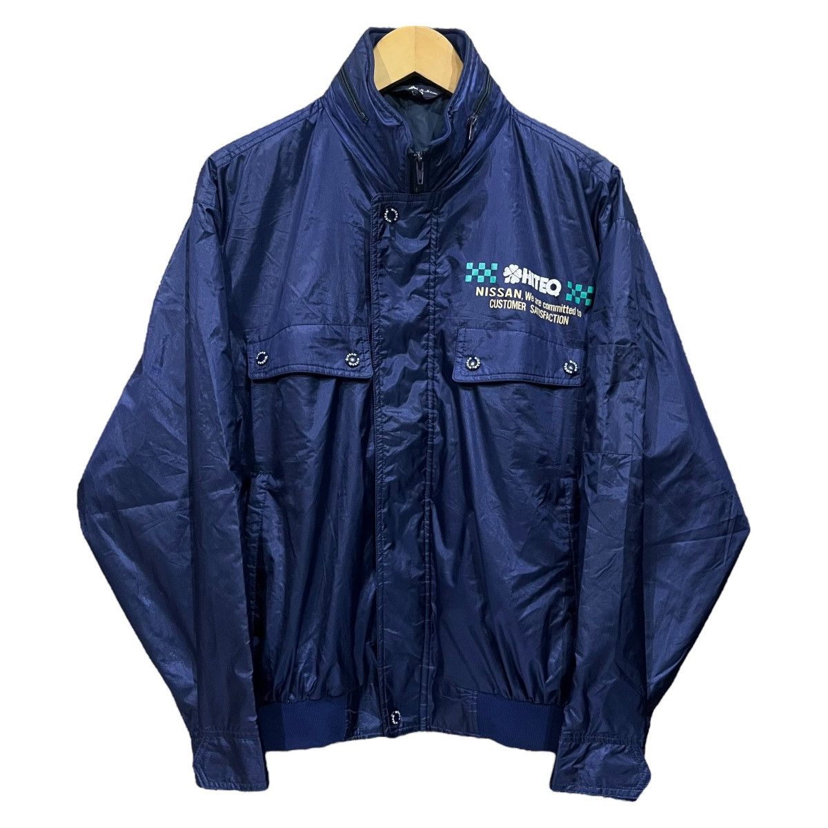 Gear for Sports Vintage Nissan Hiteq Hidden Hoodie Racing Jacket Big Logo Size US L / EU 52-54 / 3 - 3 Thumbnail