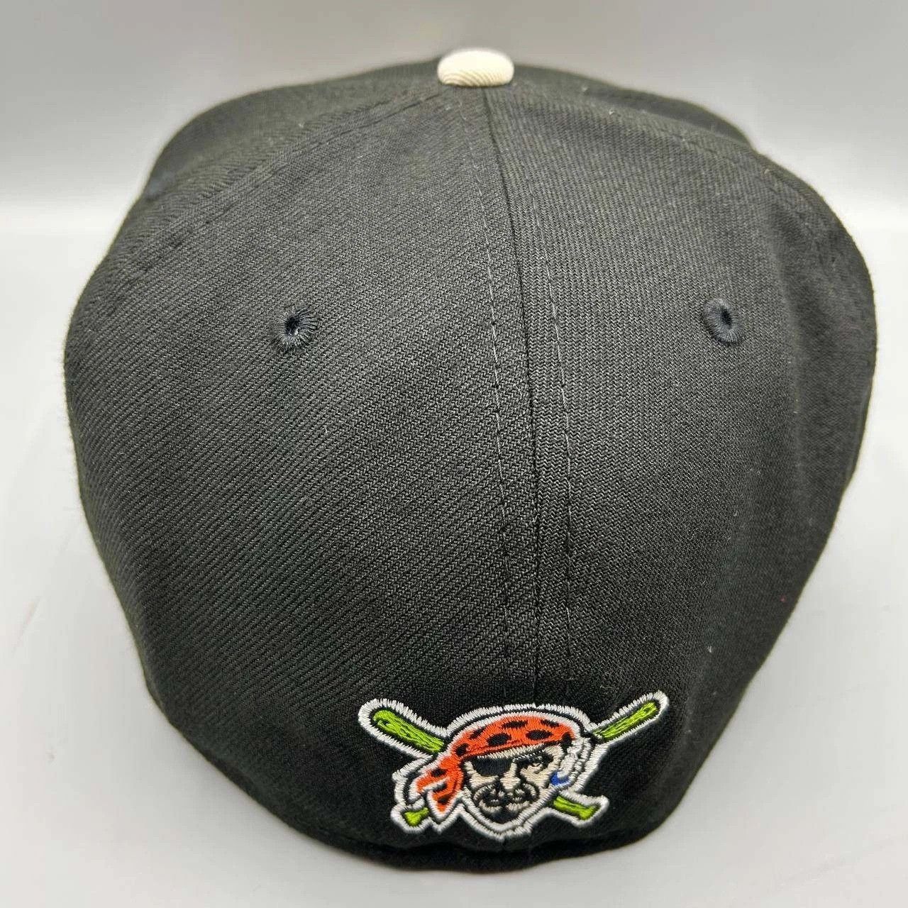 New Era Pittsburgh Pirates Hat Men 7 1/4 Black Brown MLB Fitted Cap Size ONE SIZE - 8 Thumbnail