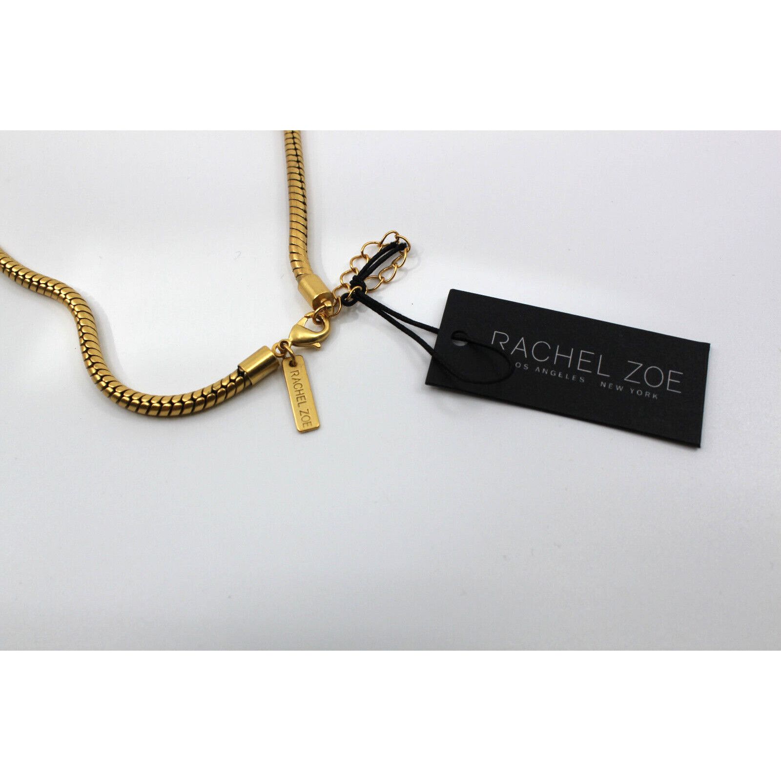 Rachel Zoe New RACHEL ZOE Gracie Gold Tone Black Silk Tassel Necklace Size ONE SIZE - 2 Thumbnail