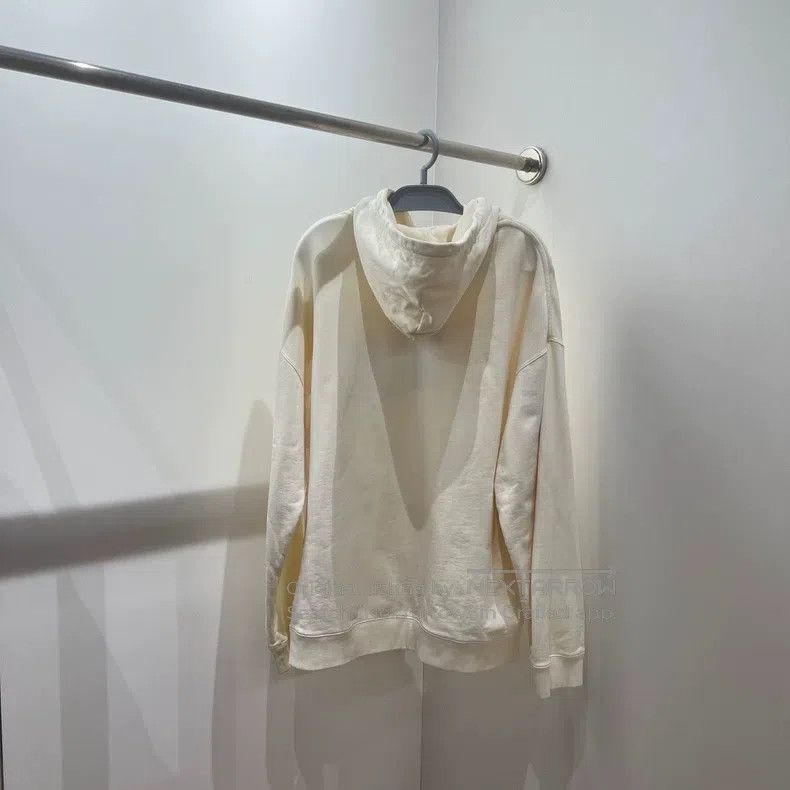 Loewe Loewe Pocket Logo Appliqué Solid Color Hoodie Size L / US 10 / IT 46 - 2 Thumbnail