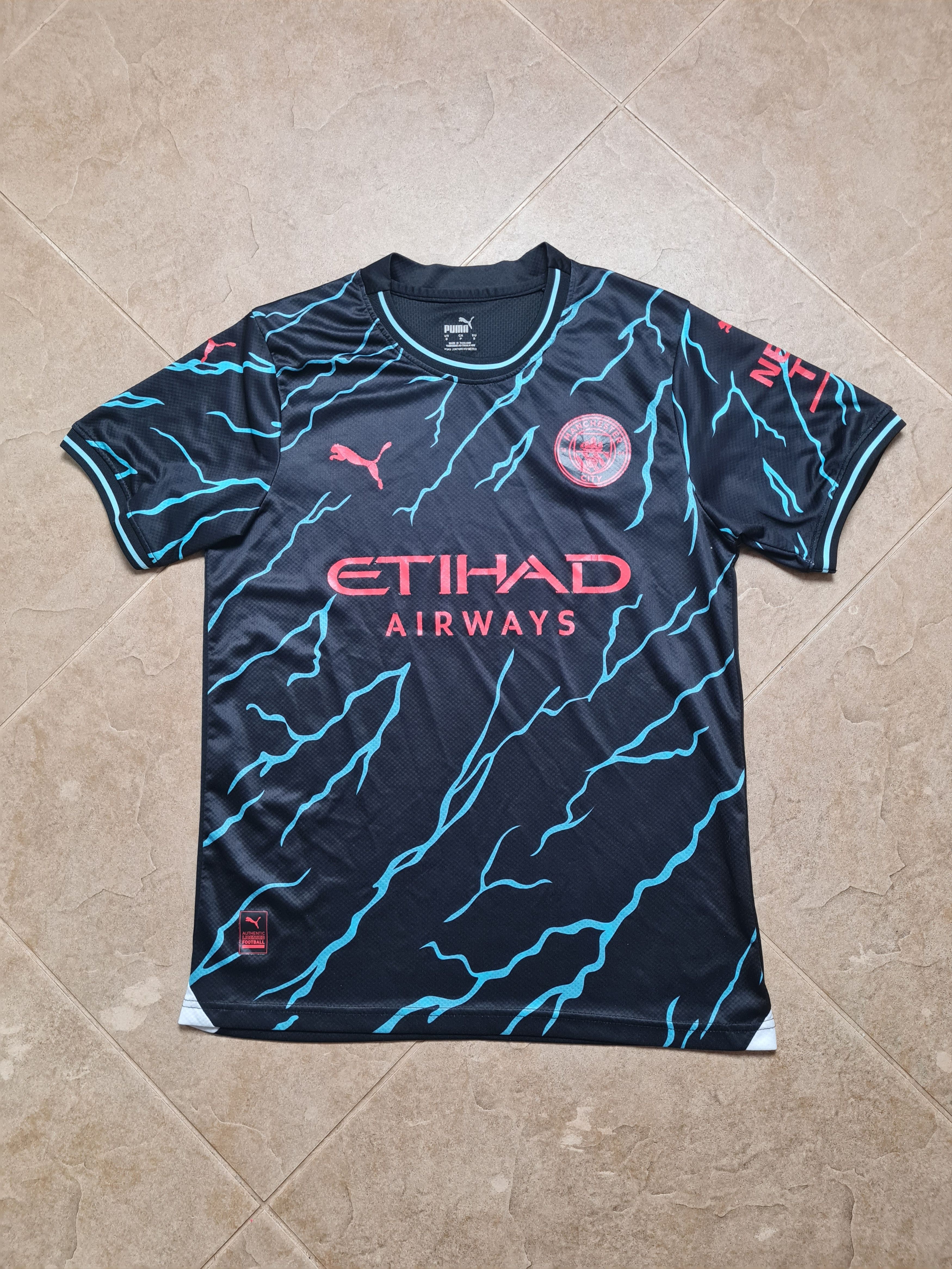 Puma Manchester City Puma Third Authentic Aoccer Shirt 2023-24 S Size US S / EU 44-46 / 1 - 7 Thumbnail