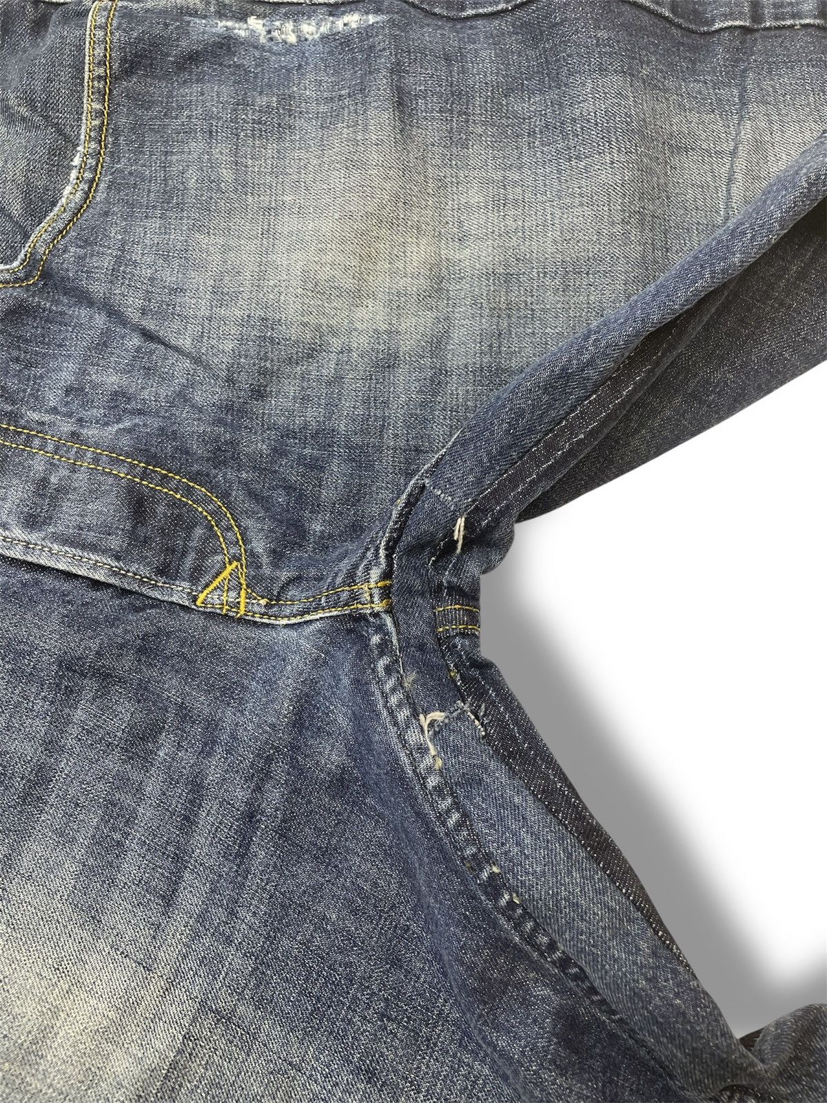 Other Custom Distressed Thrashed Japanese Flared Jeans Y2K Opium Size US 32 / EU 48 - 8 Thumbnail