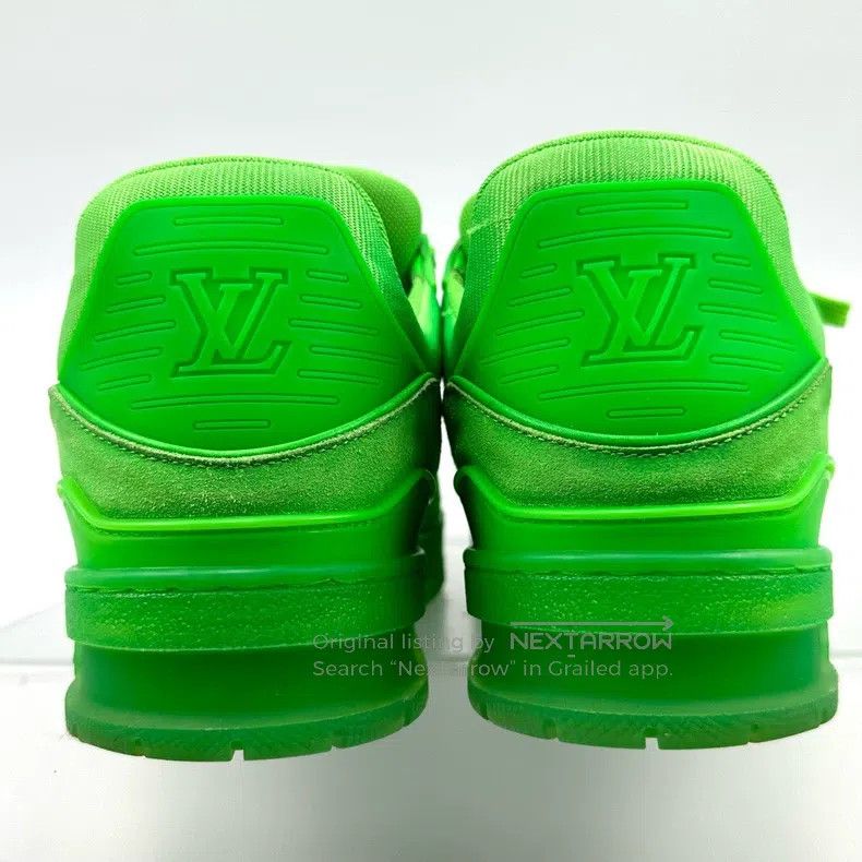 Louis Vuitton Louis Vuitton Trainer Jeans Fluorescent Green Board Shoes Size US 7 / EU 40 - 4 Thumbnail