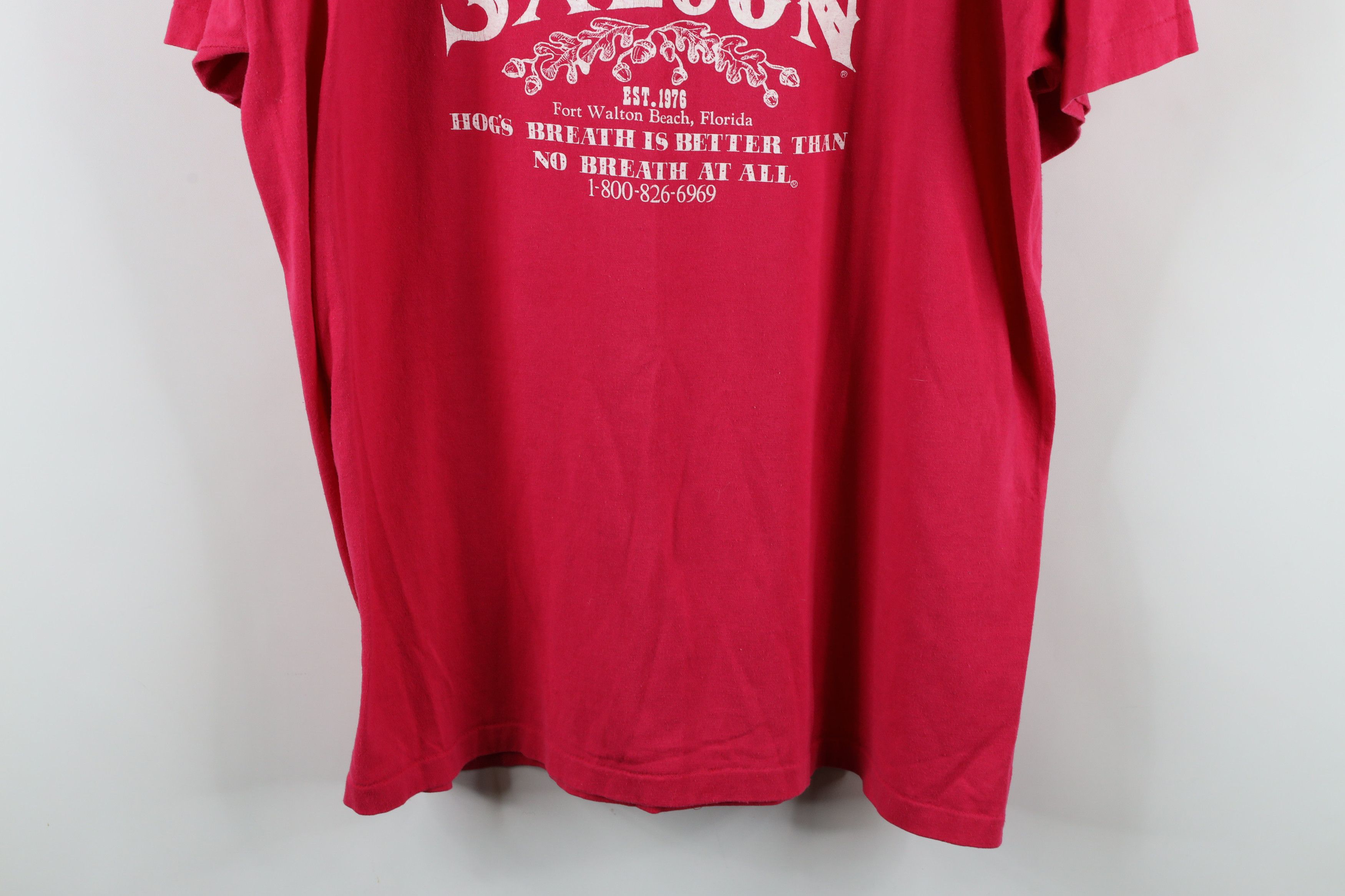 Vintage Vintage 90s Streetwear Breath Saloon Florida T-Shirt USA Size US XL / EU 56 / 4 - 13 Thumbnail