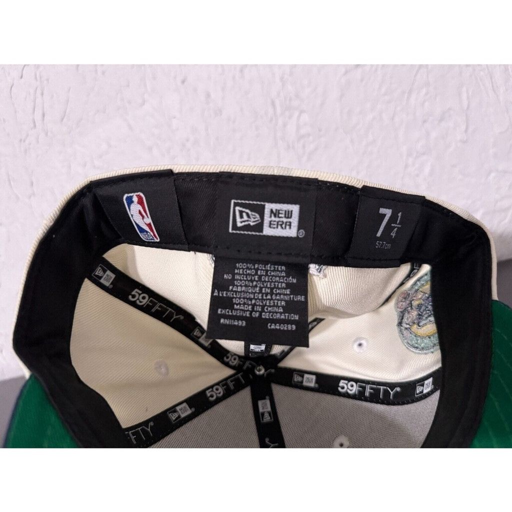 MyFitteds × New Era 7 1/4 Boston Celtics x MyFitteds Fitted Hat - Necco Shamrock Size ONE SIZE - 7 Thumbnail