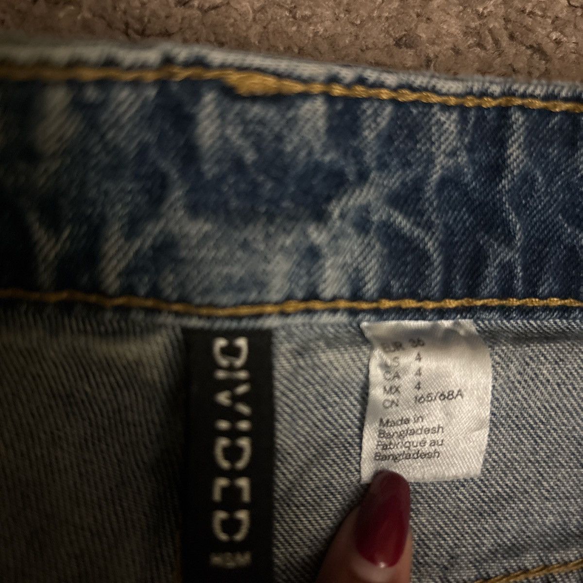 H&M Blue Jeans Size 27" / US 4 / IT 40 - 3 Thumbnail