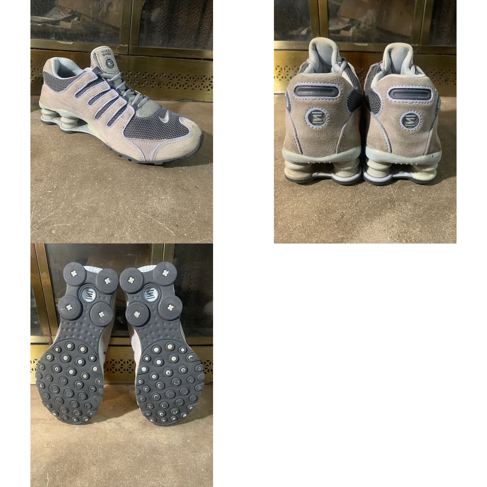Nike Nike Shox NZ 314561-041 Grat Blue Suede Womens Size 8.5 Basketball Running Gym Shoes Shox Technology Lightweight Lace-Up Arch Support Nike Size US 9 / IT 39 - 8 Thumbnail
