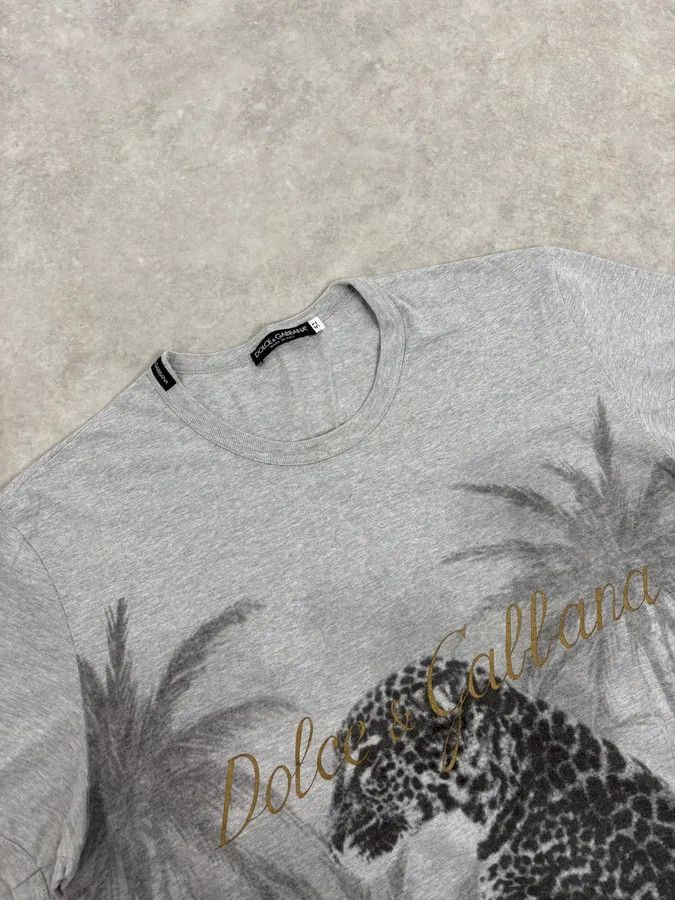 Dolce & Gabbana FW2004 Dolce & Gabbana Leopard Grey T-Shirt Size US M / EU 48-50 / 2 - 6 Thumbnail