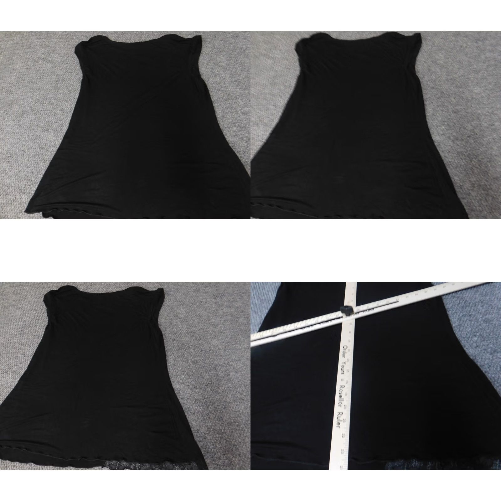 Madison Madison Blouse Shirt Womens M Black Short Sleeve Crew Neck Pullover Stretch Rayon Casual Size M / US 6-8 / IT 42-44 - 8 Thumbnail