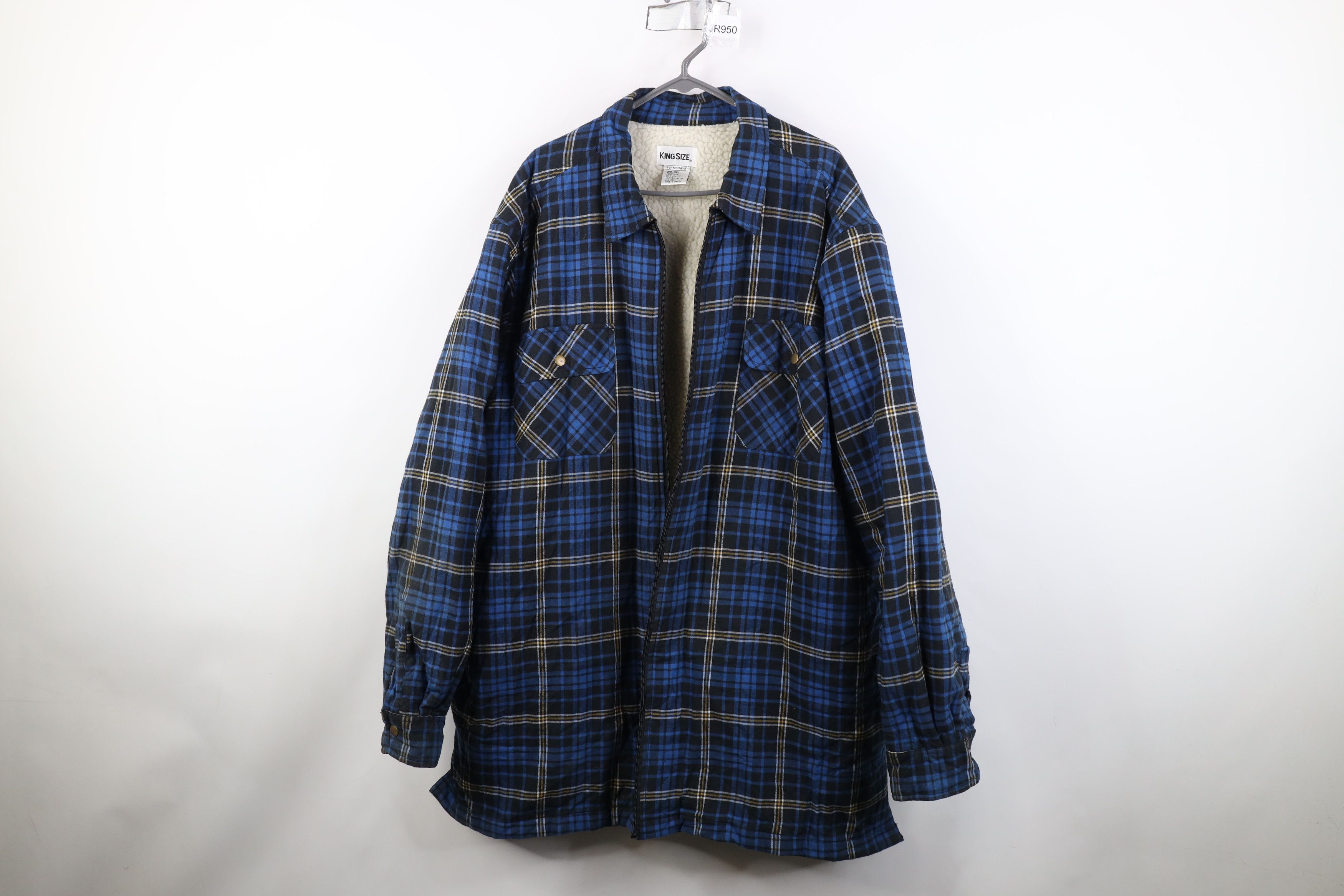 Vintage AS IS Vintage 90s Streetwear Lined Flannel Shirt Jacket Size US XXL / EU 58 / 5 - 1 Thumbnail
