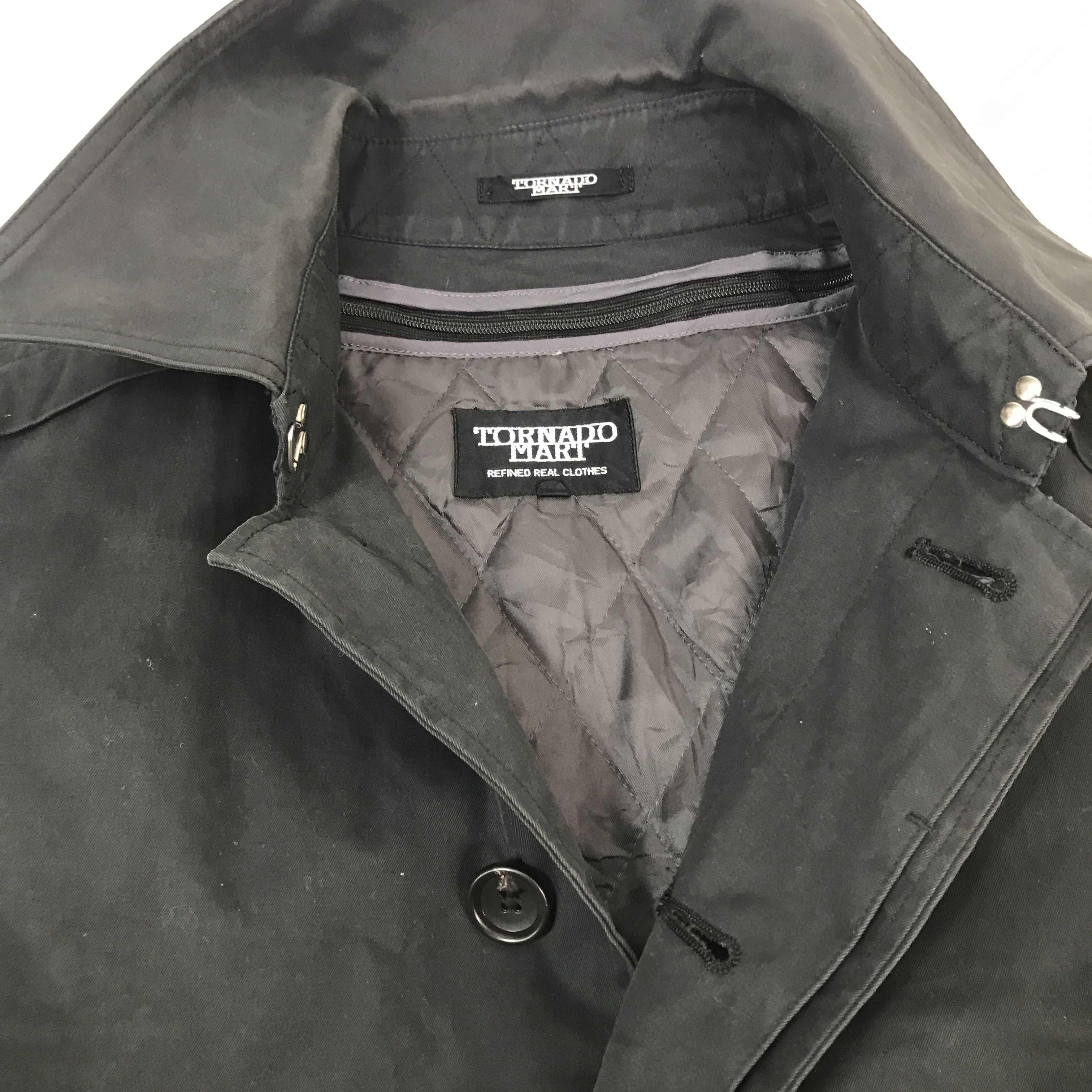 Tornado Mart Vintage Tornado Mart Japan Parkas Black Faded Jacket K62B10 Size L / US 10 / IT 46 - 8 Thumbnail