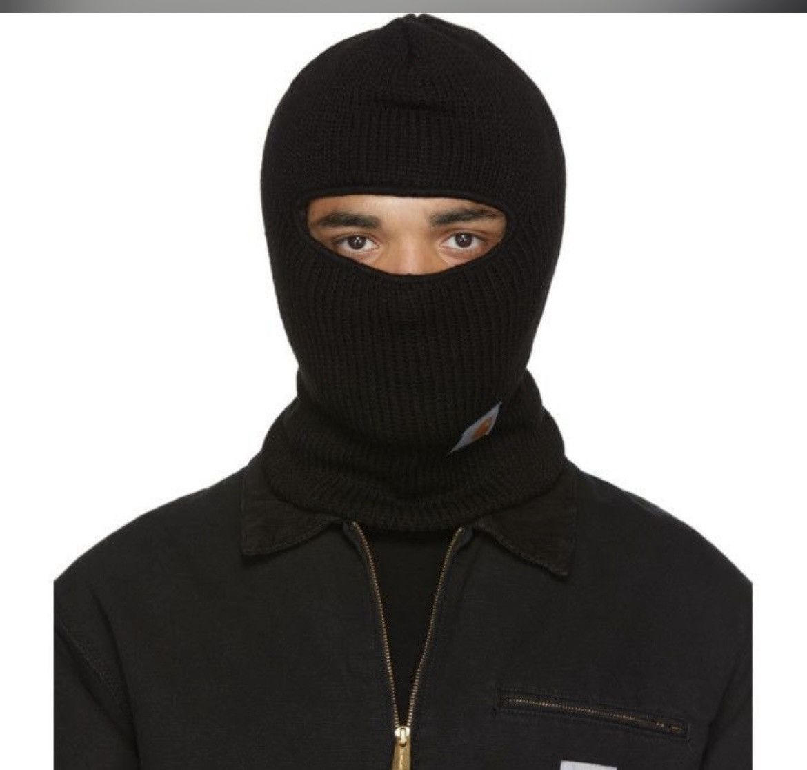 Carhartt Wip Carhartt Black Storm Mask Balaclava Size ONE SIZE - 13 Thumbnail