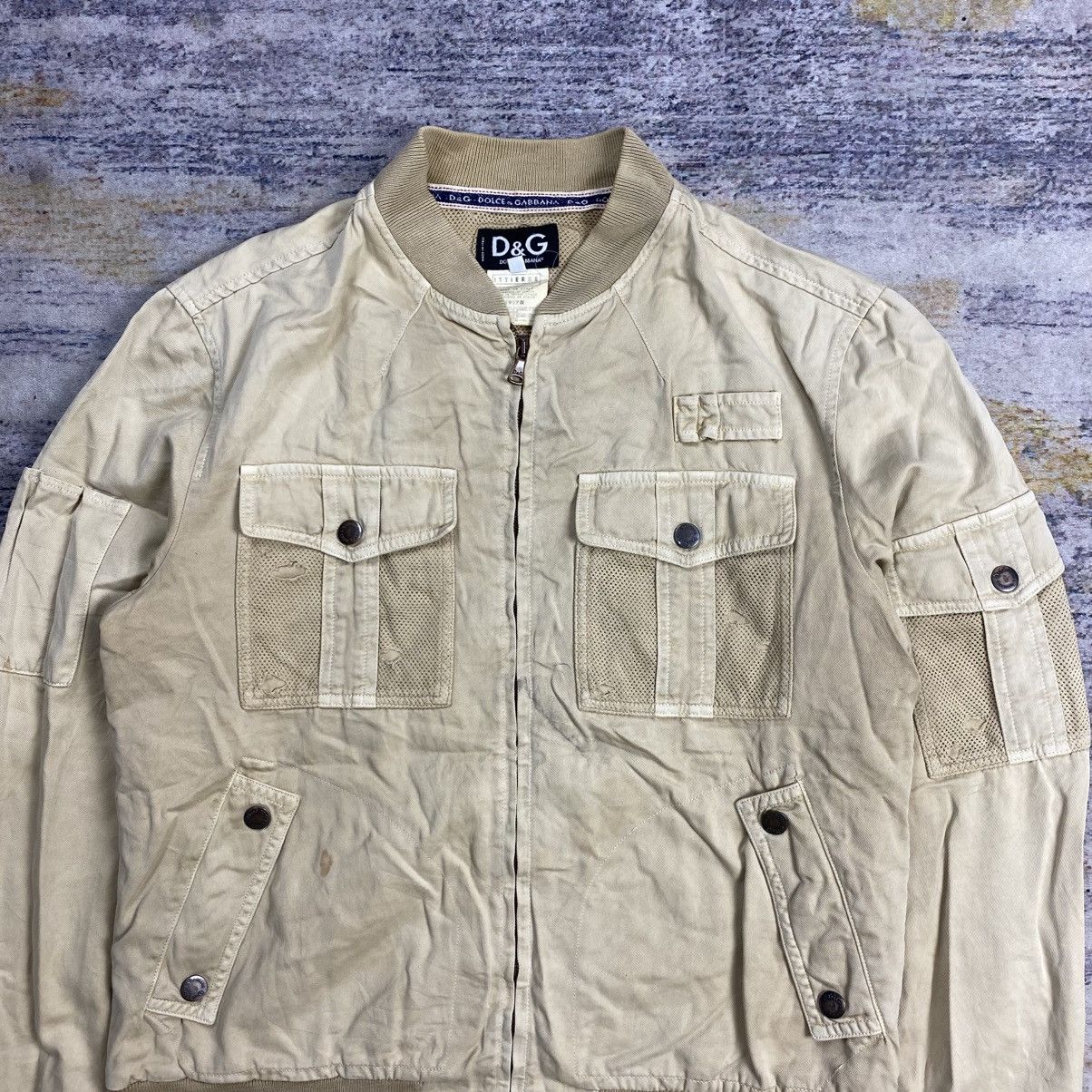 Dolce & Gabbana Vintage dolce gabbana combat cargo jacket Size US L / EU 52-54 / 3 - 3 Thumbnail