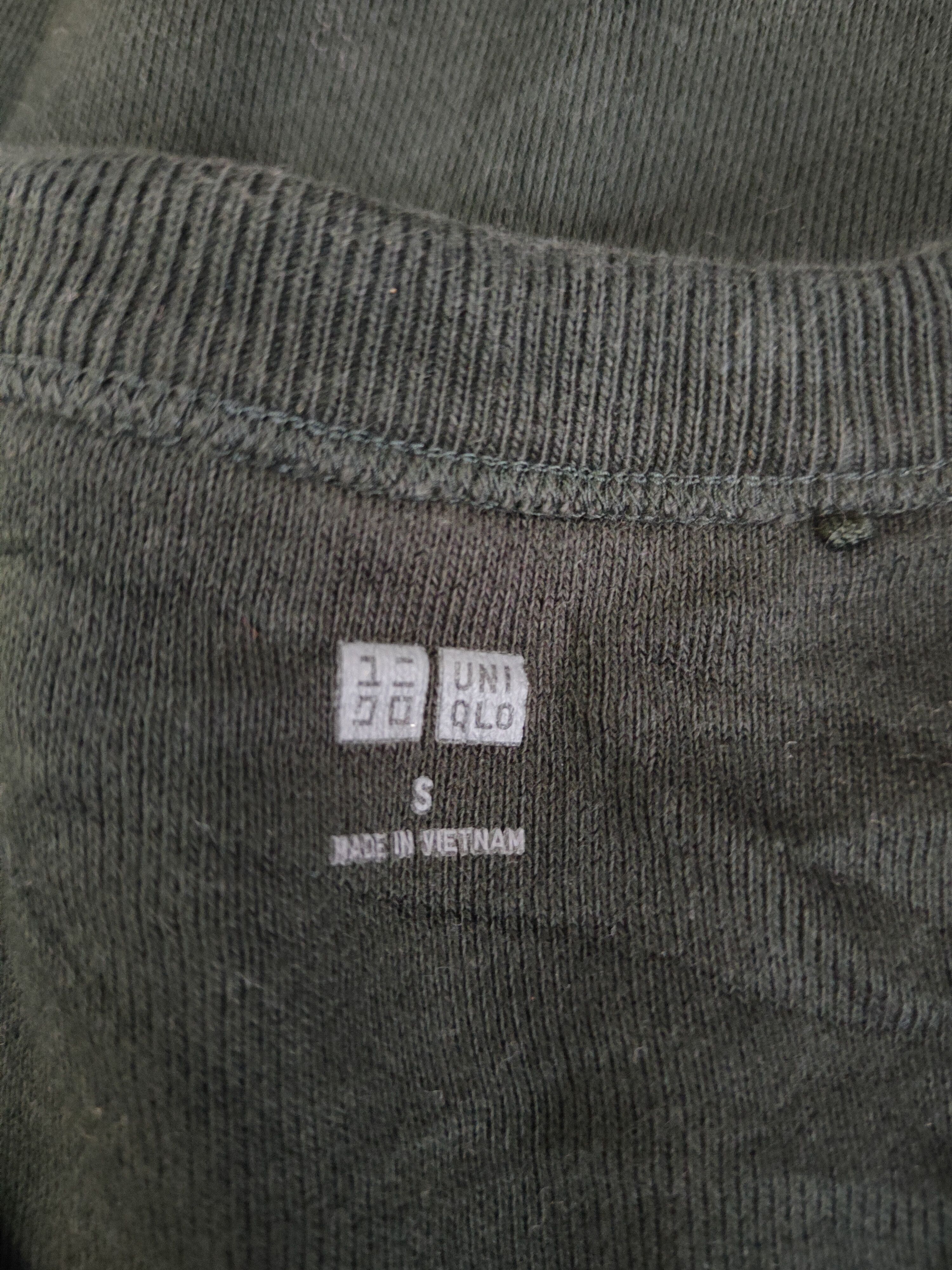 Japanese Brand × Vintage Uniqlo vintage Dark Green Sweatshirts #2598 Size US S / EU 44-46 / 1 - 10 Thumbnail