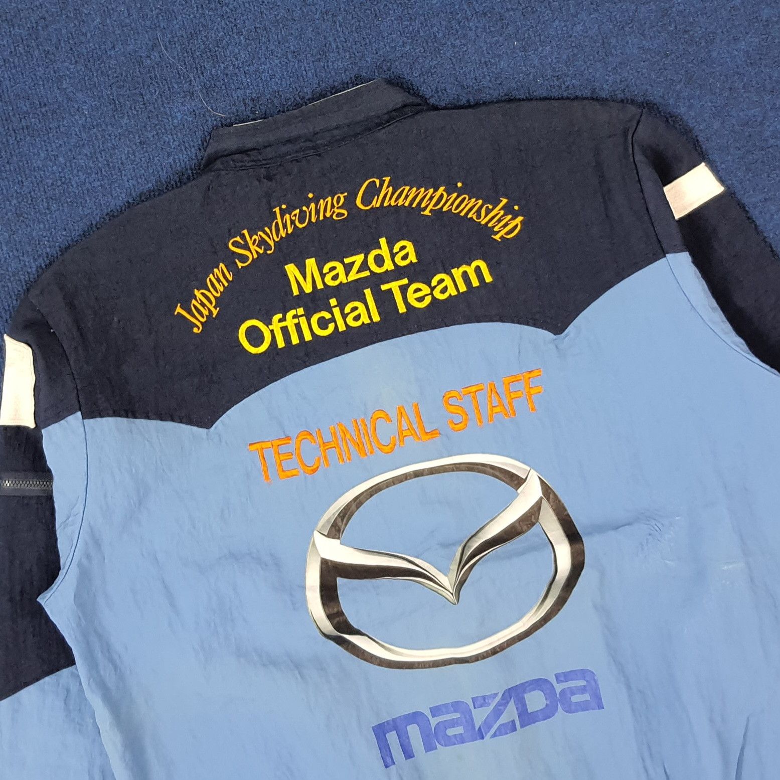 Japanese Brand × Vintage Vintage MAZDA Official Technical Staff Motorsports Jacket Size US M / EU 48-50 / 2 - 2 Thumbnail