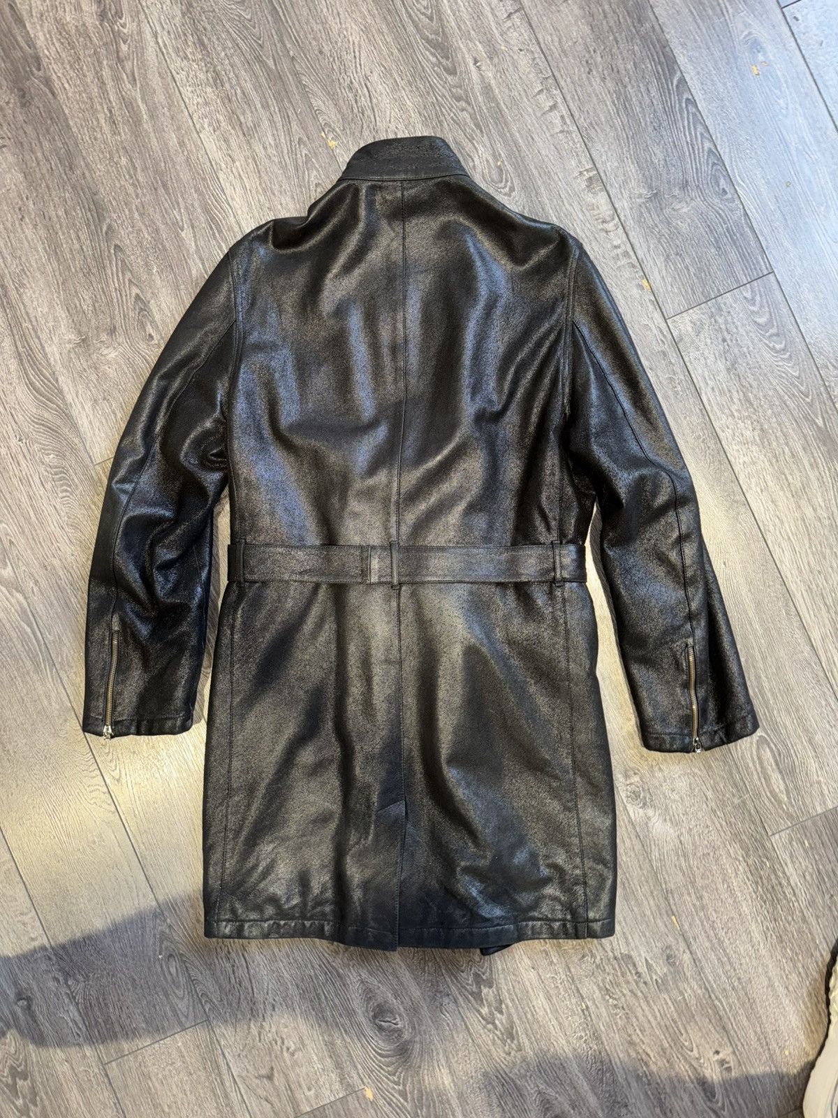 Versace Versace leather trench jacket size 50 IT, international M Size US M / EU 48-50 / 2 - 8 Thumbnail