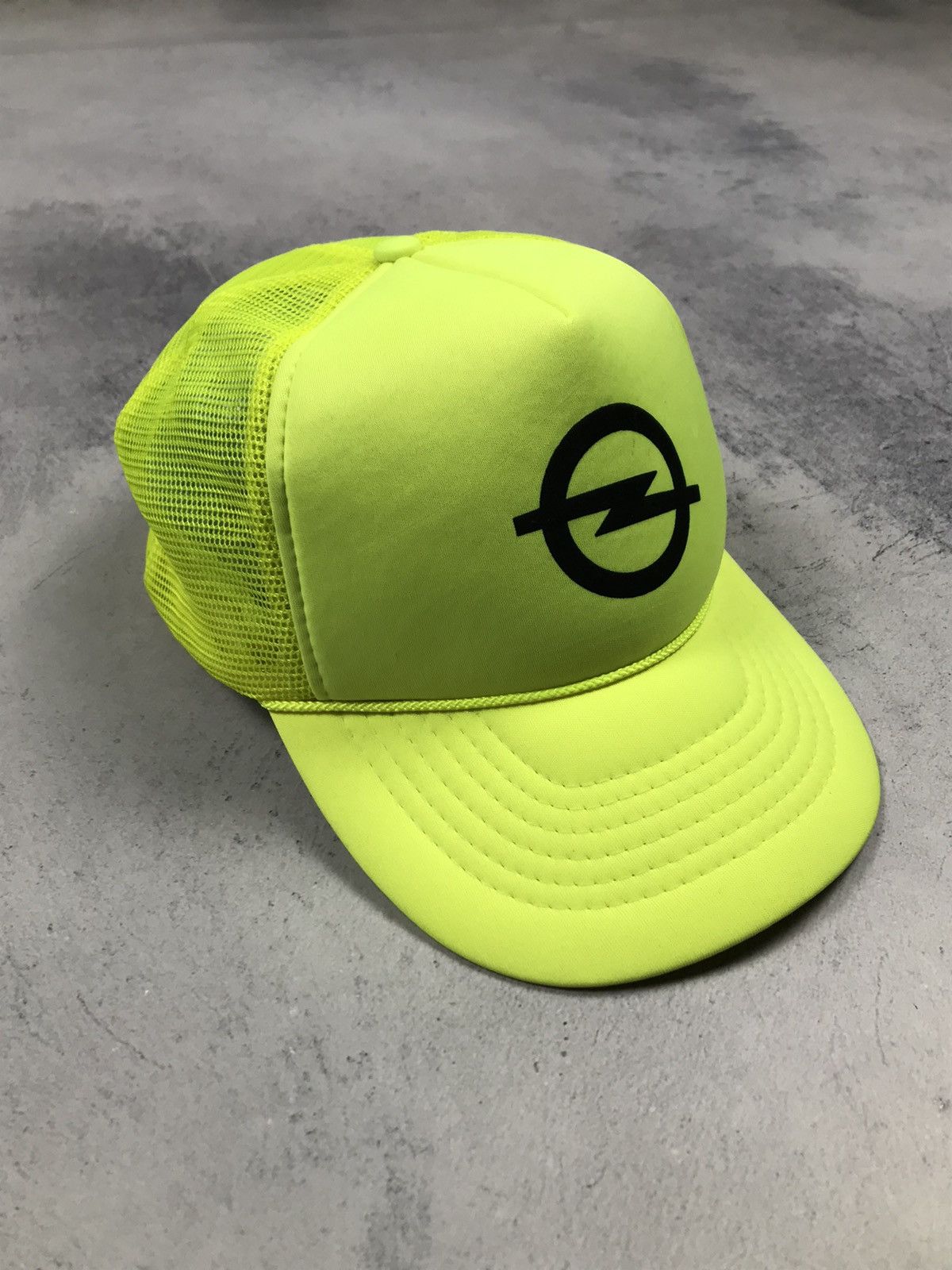 Vintage Vintage 90s Opel Logo Neon Racing Cap Hat Streetwear Size ONE SIZE - 1 Thumbnail