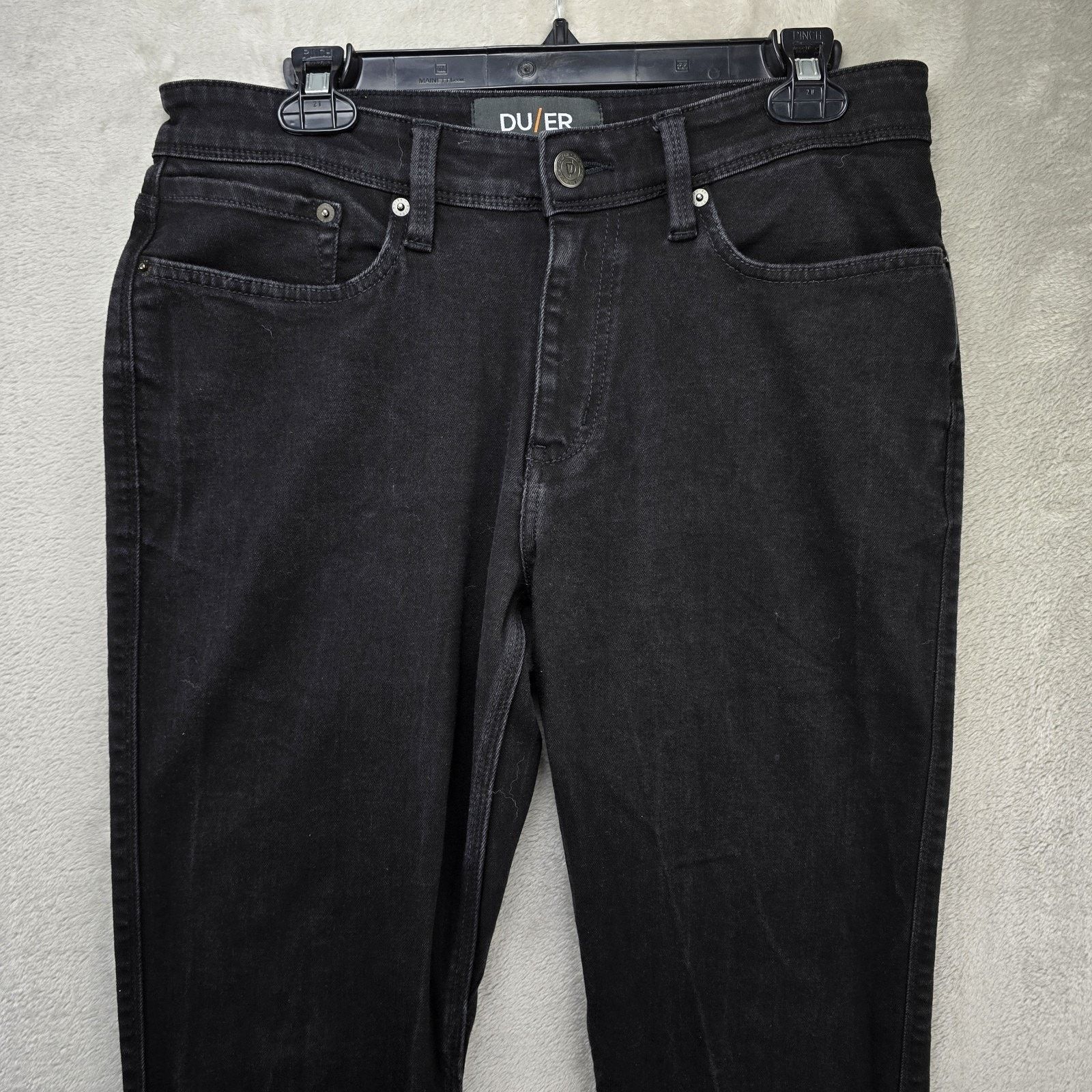 DUER DU/ER Duer Relaxed Taper Jeans Mens 31x34 (Fit 32x32.5) Size US 31 - 2 Thumbnail