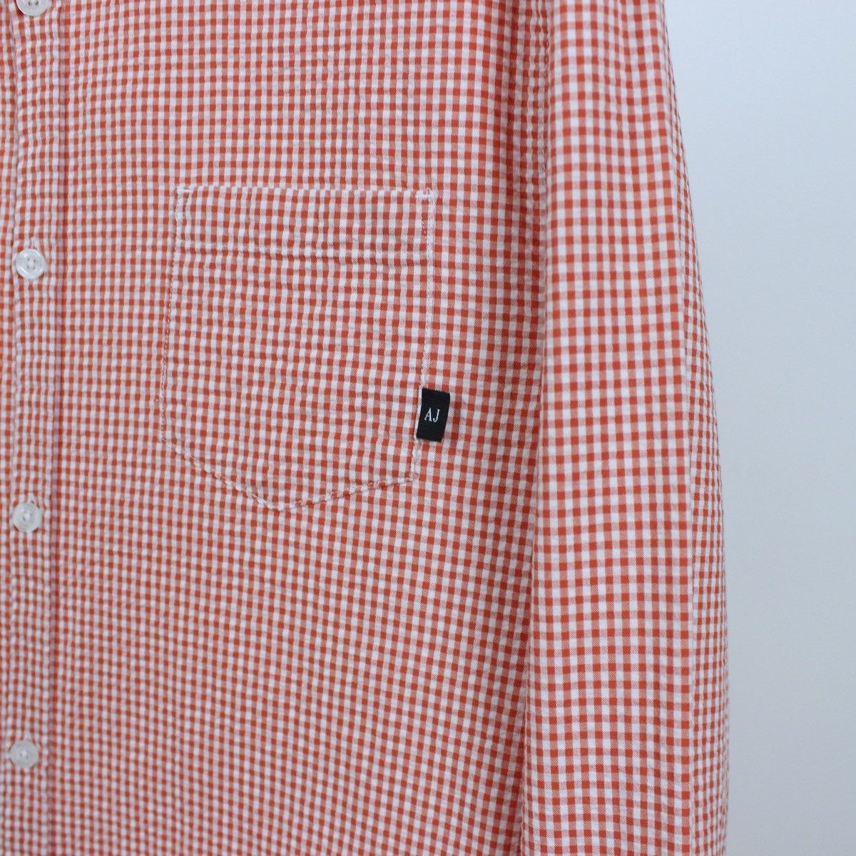 Armani Armani Jeans Custom Fit Long Sleeve Shirt Size US L / EU 52-54 / 3 - 3 Thumbnail