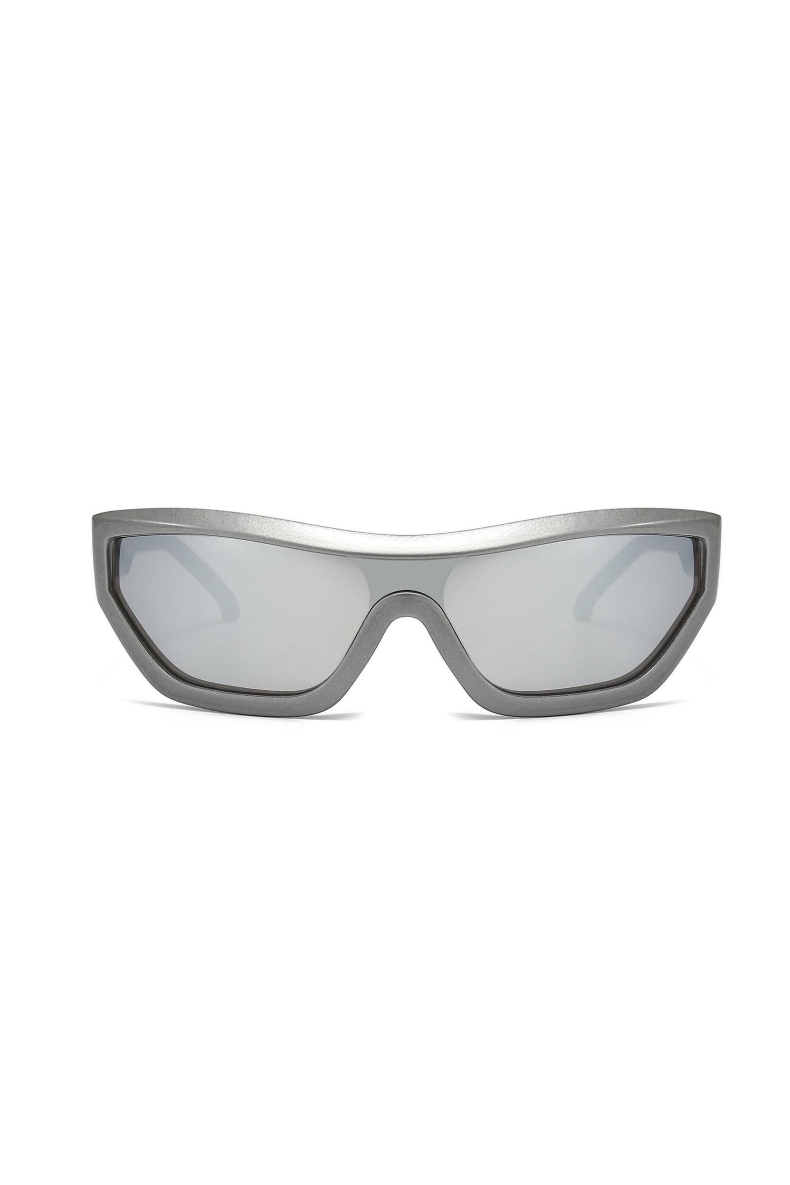 Japanese Brand Y2k Avant Garde Futuristic Rectangle Silver Sunglasses OS Size ONE SIZE - 8 Thumbnail