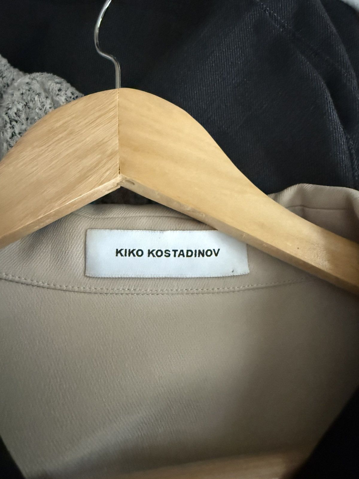 Kiko Kostadinov Lentz Overshirt Ivory Beige XS Size US XS / EU 42 / 0 - 6 Thumbnail