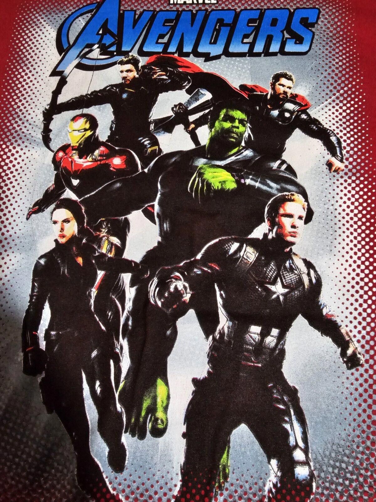 Marvel Comics The Avengers Mega Issue Red XL T-shirt NWT Marvel Disney Size US XL / EU 56 / 4 - 7 Thumbnail