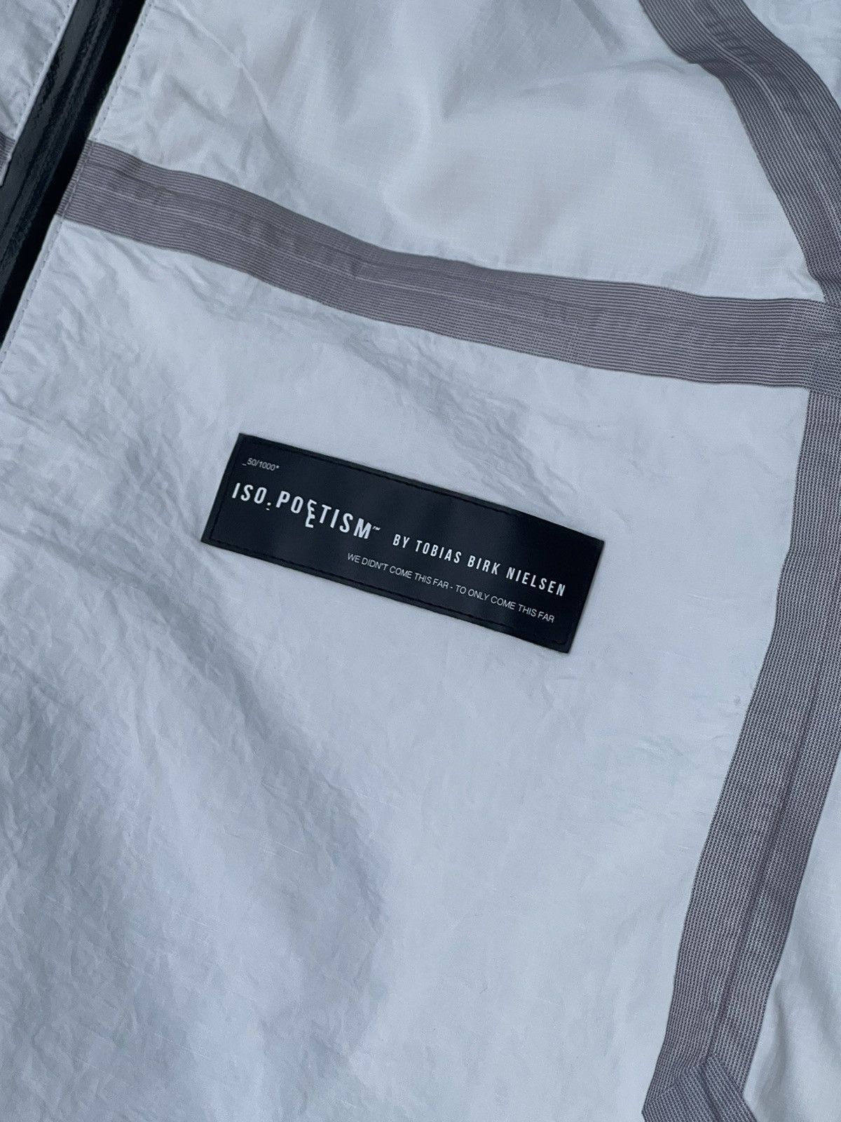 Tobias Birk Nielsen !DS! SS23 Iso Poetism Tobias Birk Nielsen White Nylon Jacket Size US L / EU 52-54 / 3 - 18 Thumbnail