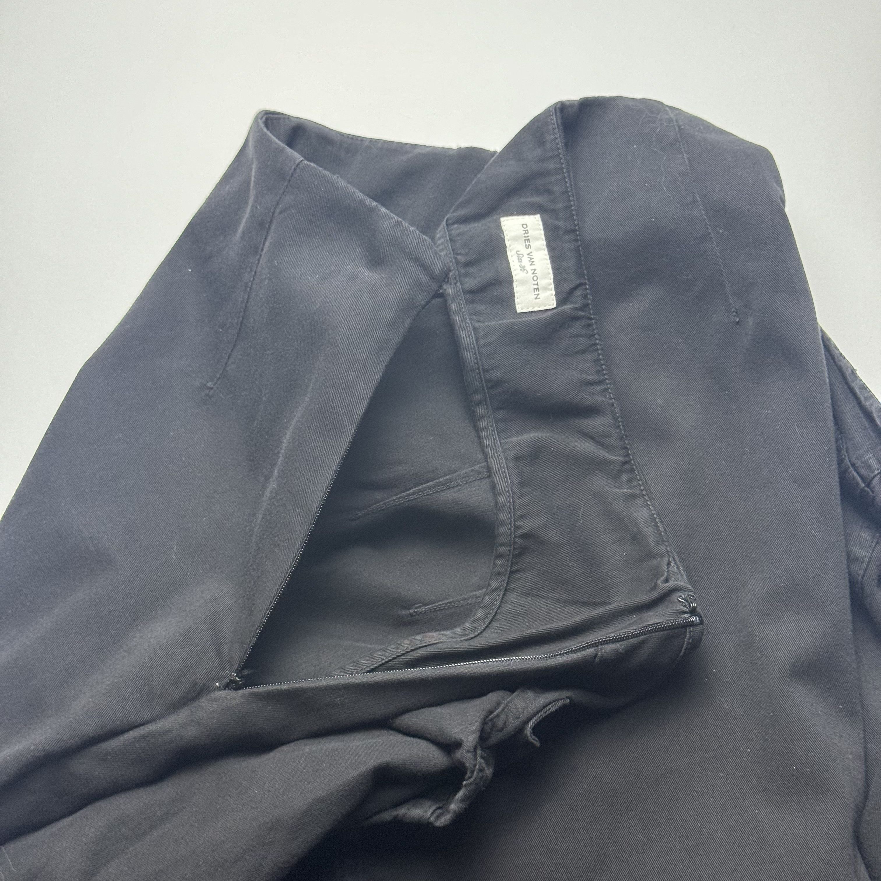 Dries Van Noten NWT Layer Wrap Denim Skirt Size 28" / US 6 / IT 42 - 9 Thumbnail