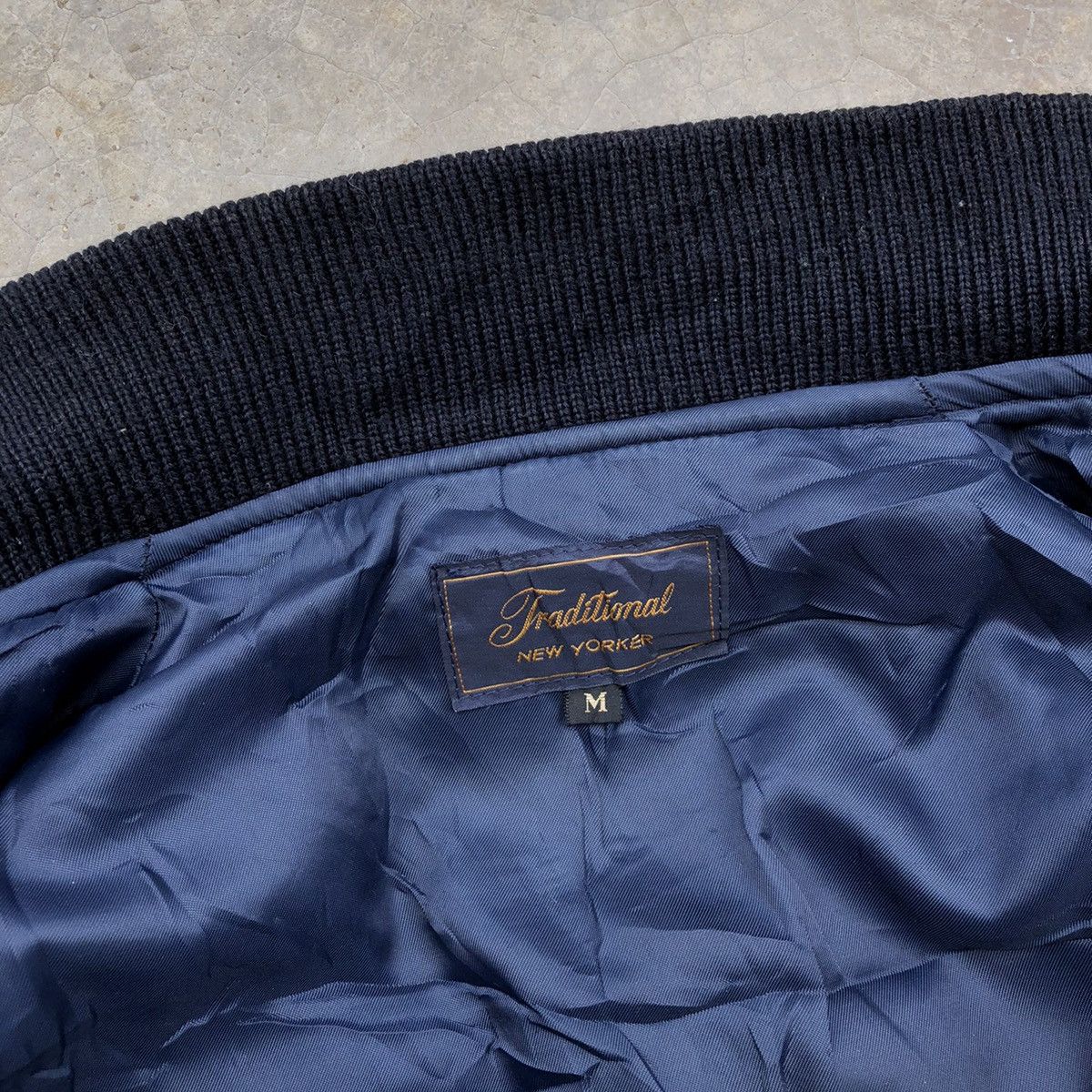 Other NEW YORKER TRADITION Carpet Logo Leather Varsity Jacket Size US M / EU 48-50 / 2 - 11 Thumbnail