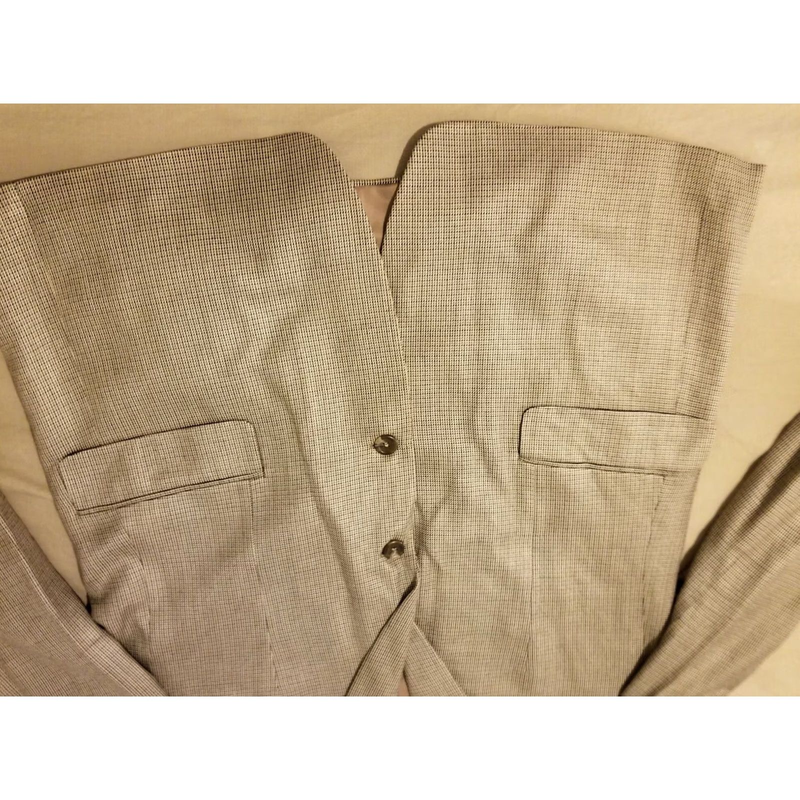 Polo Ralph Lauren Mens Polo Ralph Lauren Silk Sports Jacket Blazer 44R Khaki Size US XXL / EU 58 / 5 - 2 Thumbnail