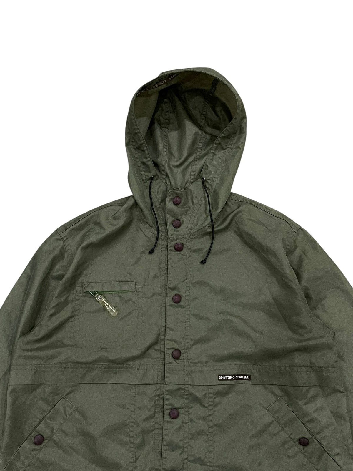 Issey Miyake 1990s Issey Miyake HAI Sporting Gear Military Hooded jacket Size US M / EU 48-50 / 2 - 1 Thumbnail