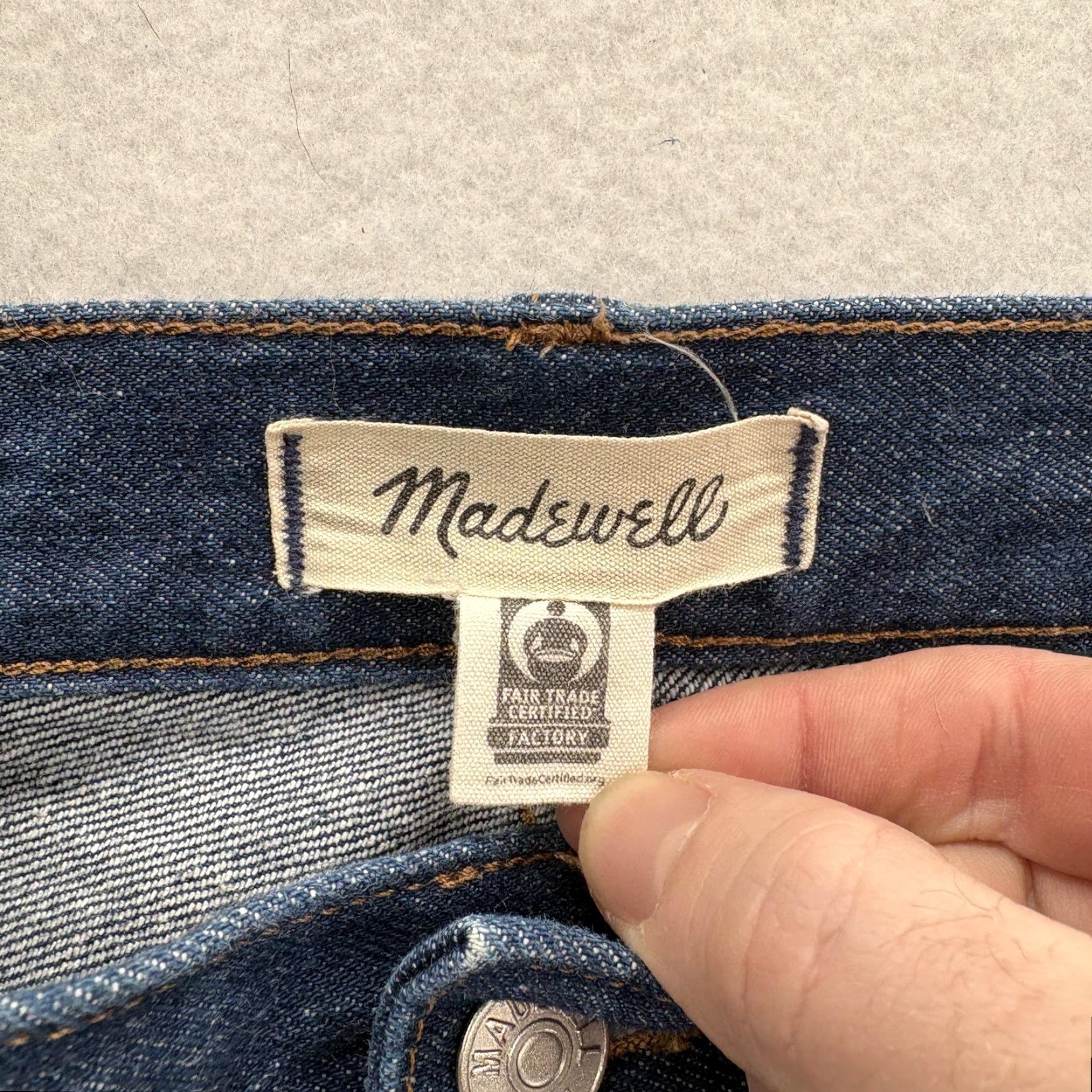 Madewell VINTAGE Madewell The Perfect Vintage Straight Jeans Women's 25 Blue High Rise Denim Y2K Straight Jeans Womens Size 42" / US 20 - 4 Thumbnail
