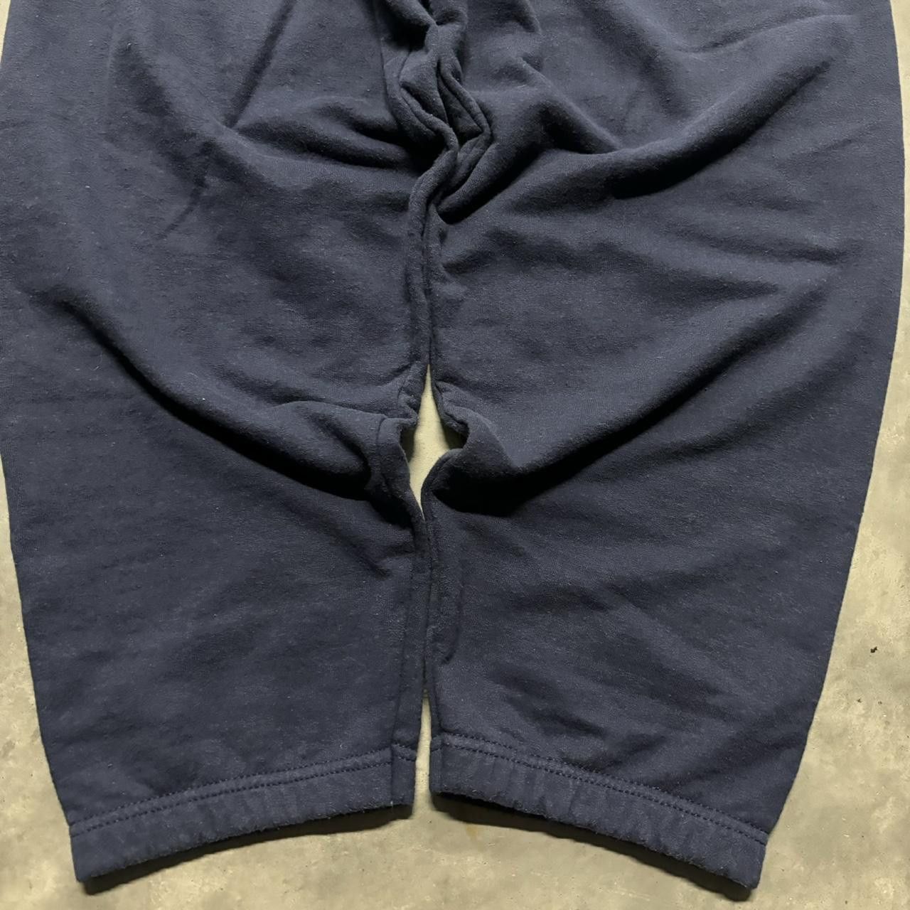 Japanese Brand × Vintage Crazy Vintage Y2K/2000s Navy Blue Skater Essential Sweatpants! Size US 32 / EU 48 - 5 Thumbnail