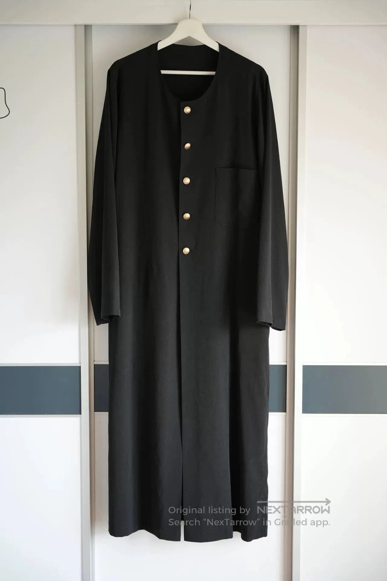 Yohji Yamamoto Yohji Yamamoto Black Military Style Coat. Size US S / EU 44-46 / 1 - 1 Thumbnail