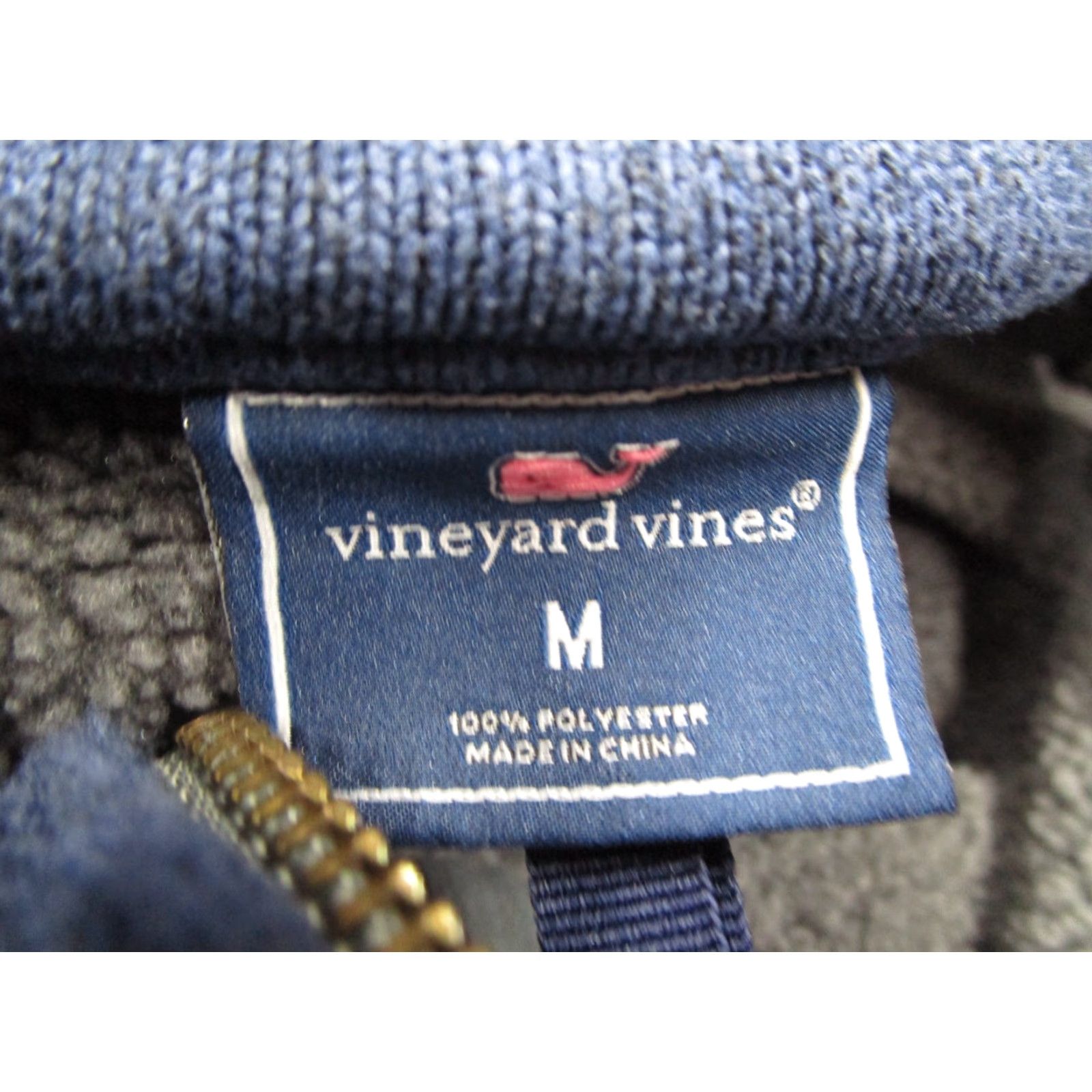 Vineyard Vines Vineyard Vines Vest Mens Medium Gray Fleece Full Zip Hike Travel Golf Work Size US M / EU 48-50 / 2 - 2 Thumbnail