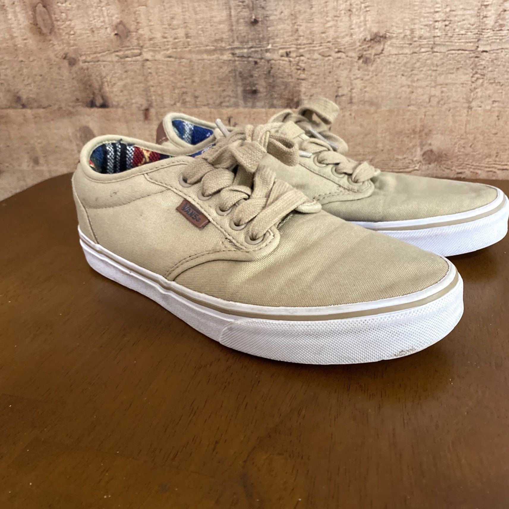 Vans VANS Era 59 Sneaker Men’s 7 Brown Wine Tasting California Era 59 SB Low Top Skateboarding Comfort Striped Cotton Blend Casual Athletic Size US 6 / EU 39 - 3 Thumbnail