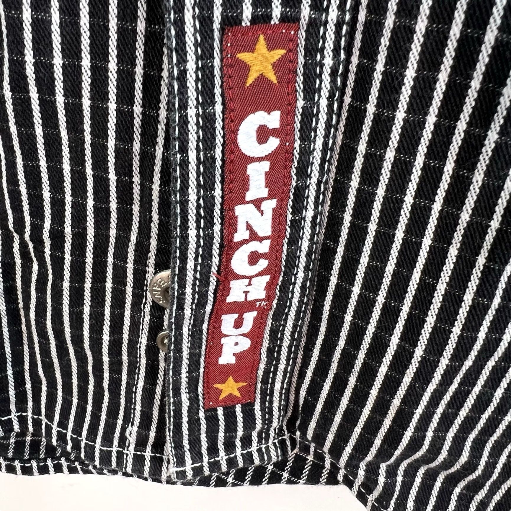 Vintage VINTAGE Cinch Western Striped Button-Up Shirt Mens XL Black Long Sleeve Casual Size US XL / EU 56 / 4 - 3 Thumbnail