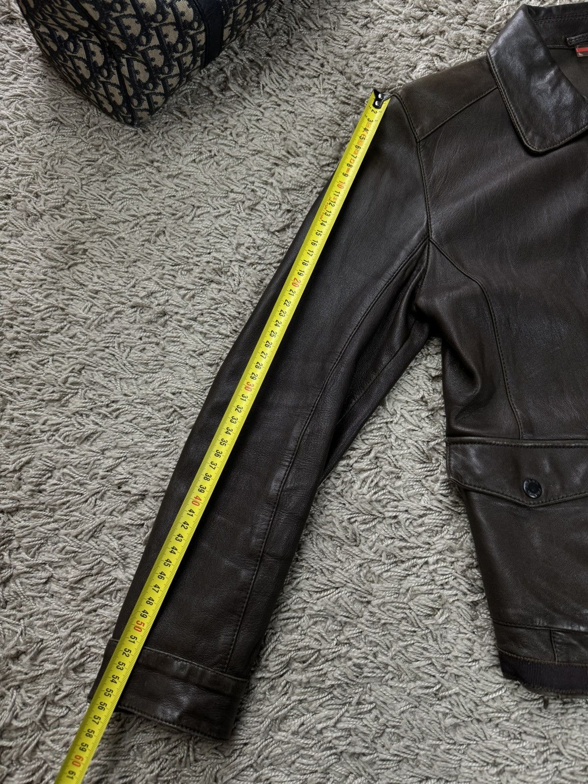 Prada Archive leather jacket Prada original luxury streetwear item Size S / US 4 / IT 40 - 10 Thumbnail