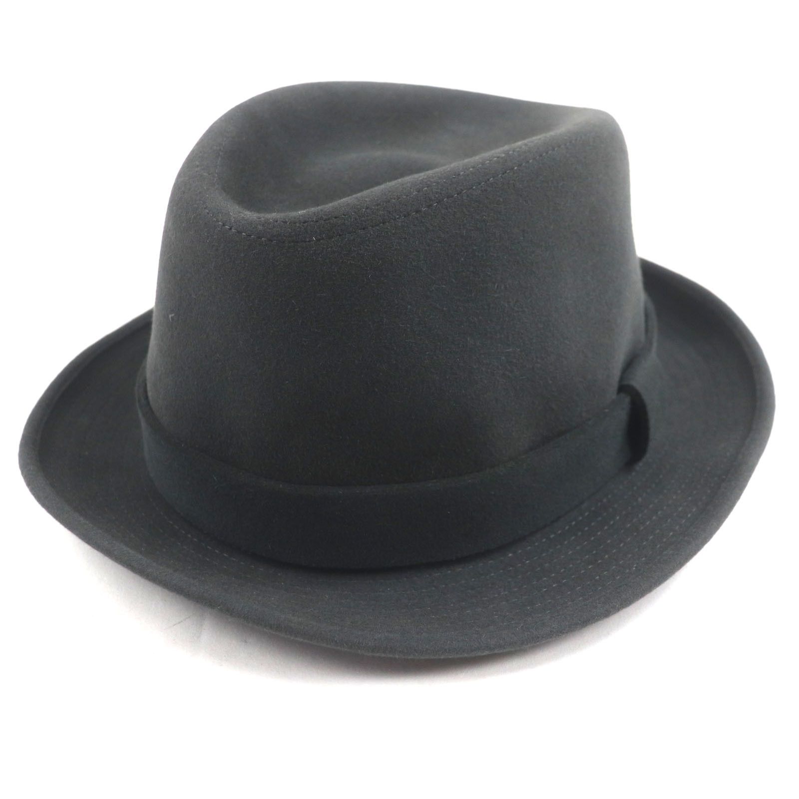 Hermes Hermes Hermes Rabbit felt Fedora Hat Natural Material Hats DUTY FREE for USA Size ONE SIZE - 1 Thumbnail