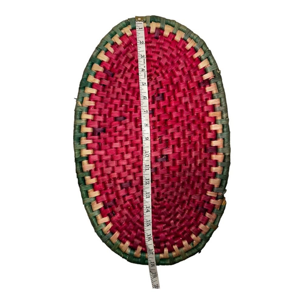 Designer Vintage Wicker Watermelon Place Mats Size ONE SIZE - 2 Thumbnail