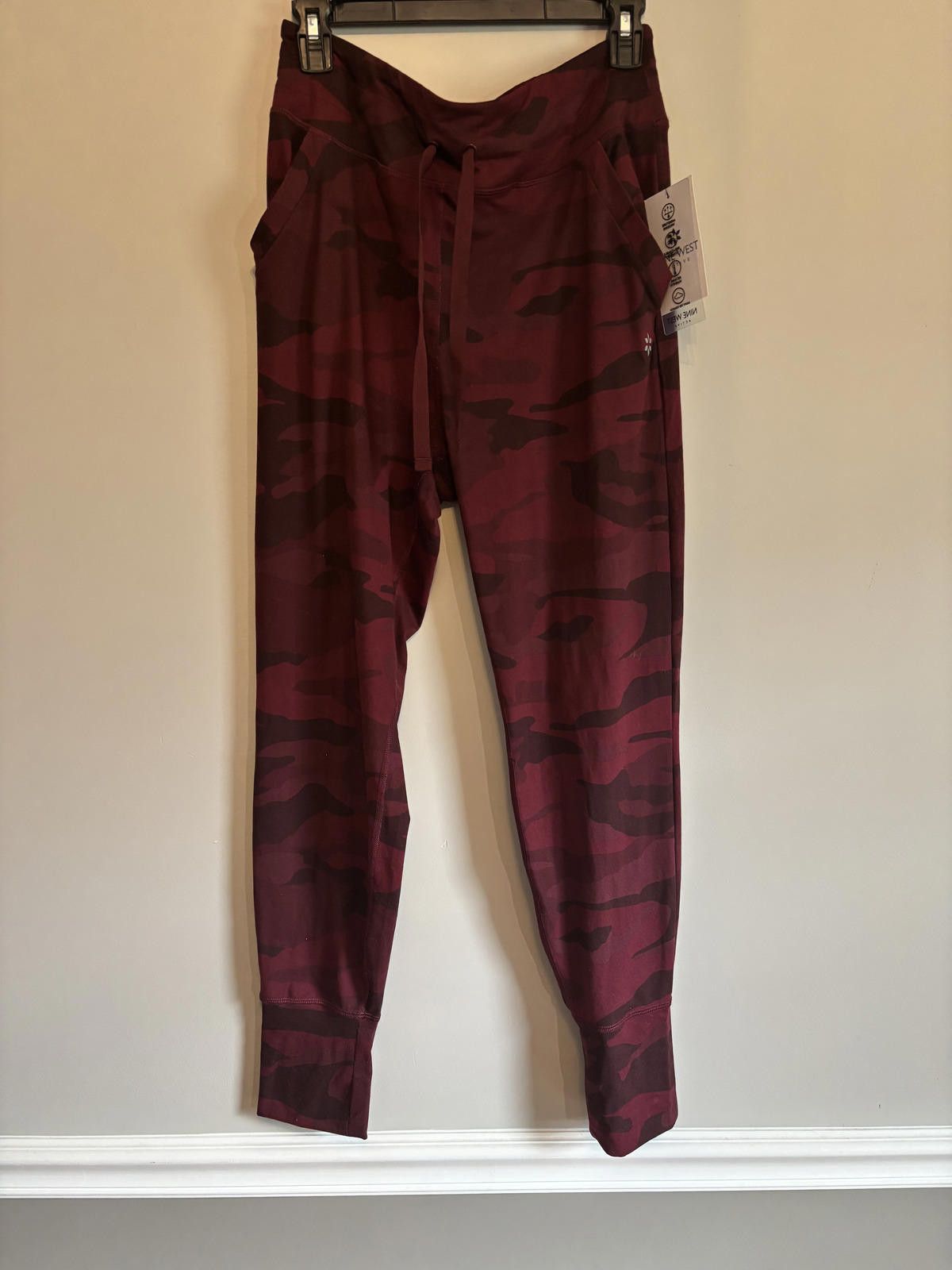 Nine West Nine West Active Women's Moisture Wicking Leggings Burgundy Size 36" / US 14 / IT 50 - 1 Thumbnail