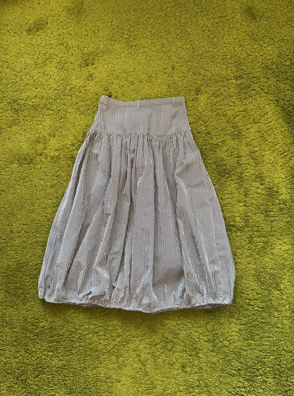 Max Mara × Sportmax × Weekend Max Mara Max Mara Sportmax checkered wide balloon maxi skirt Size 34" / US 12 / IT 48 - 2 Thumbnail