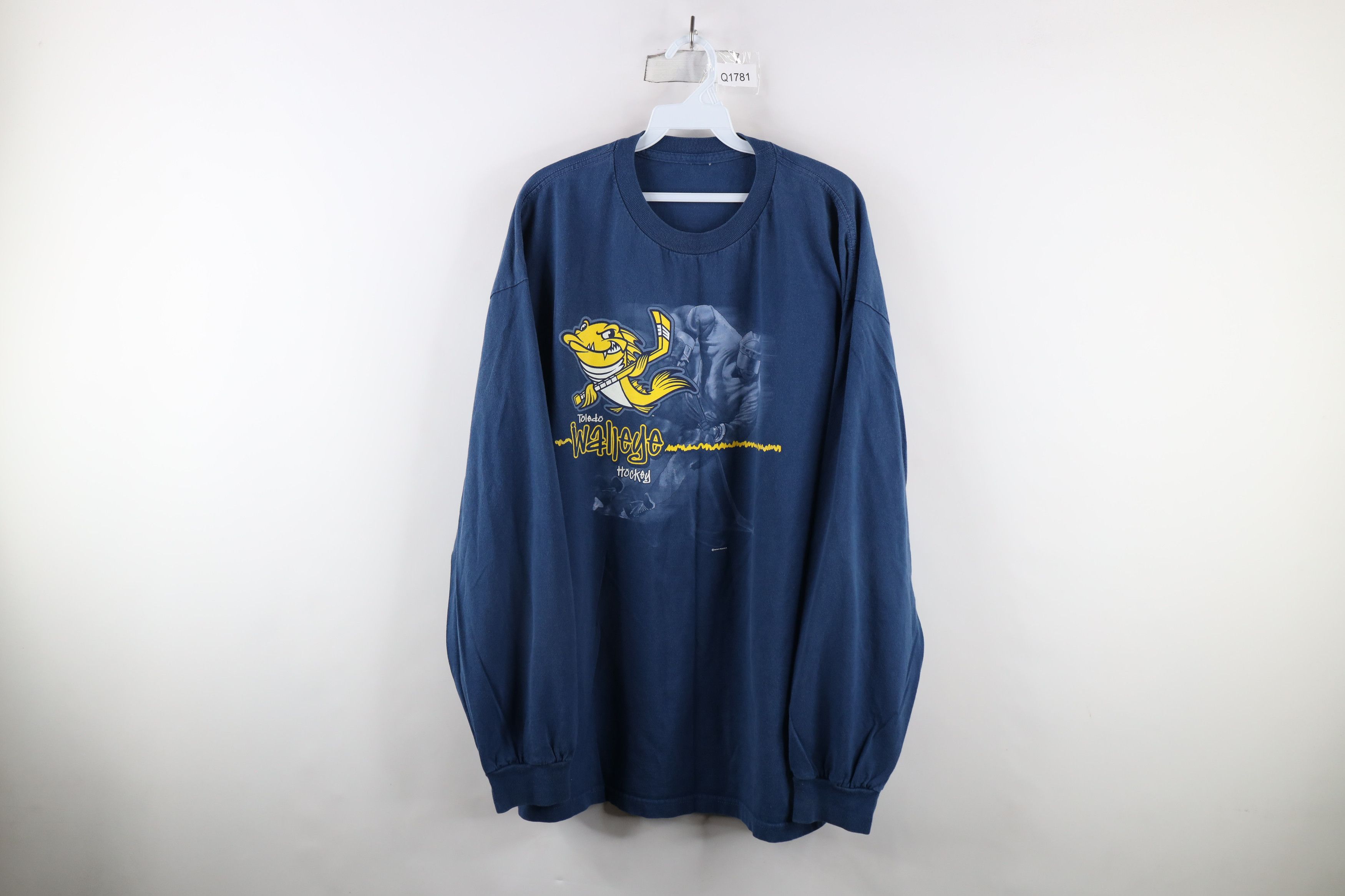 Vintage Vintage League Hockey Toledo Walleye Long Sleeve T-Shirt Size US XXL / EU 58 / 5 - 1 Thumbnail