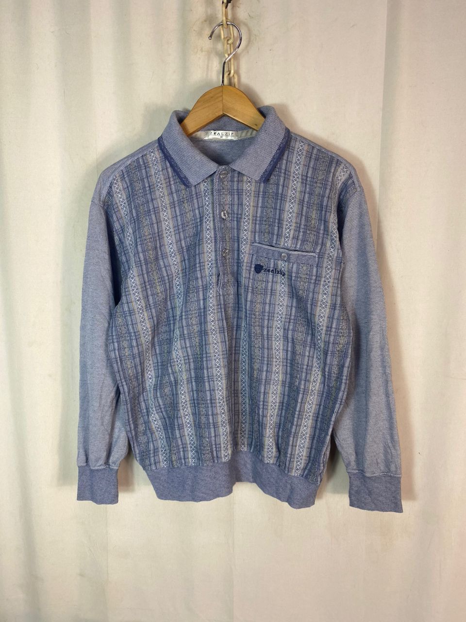 Japanese Brand × Vintage Vintage zealzip single pocket polos shirt Size US M / EU 48-50 / 2 - 10 Thumbnail