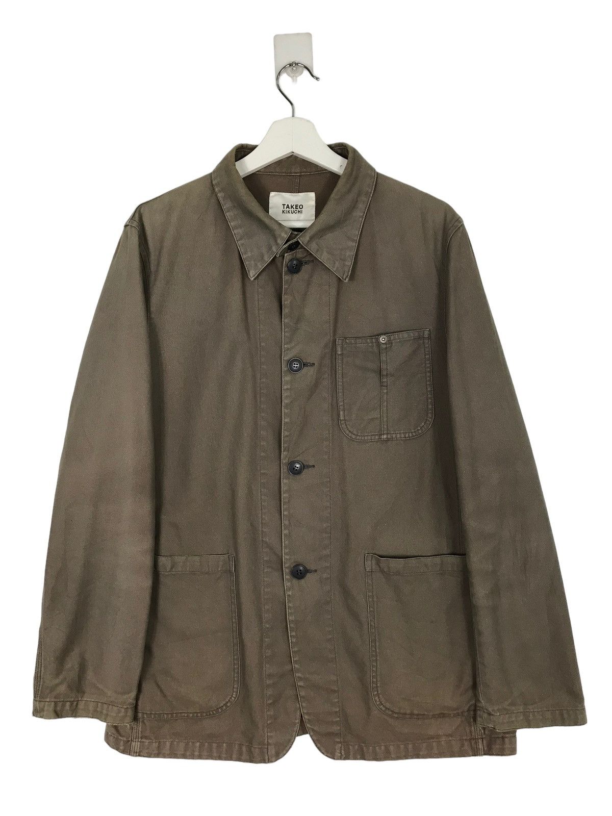 Takeo Kikuchi 💥 TAKEO KIKUCHI DUCK CANVAS CHORE JACKET Size US M / EU 48-50 / 2 - 3 Thumbnail