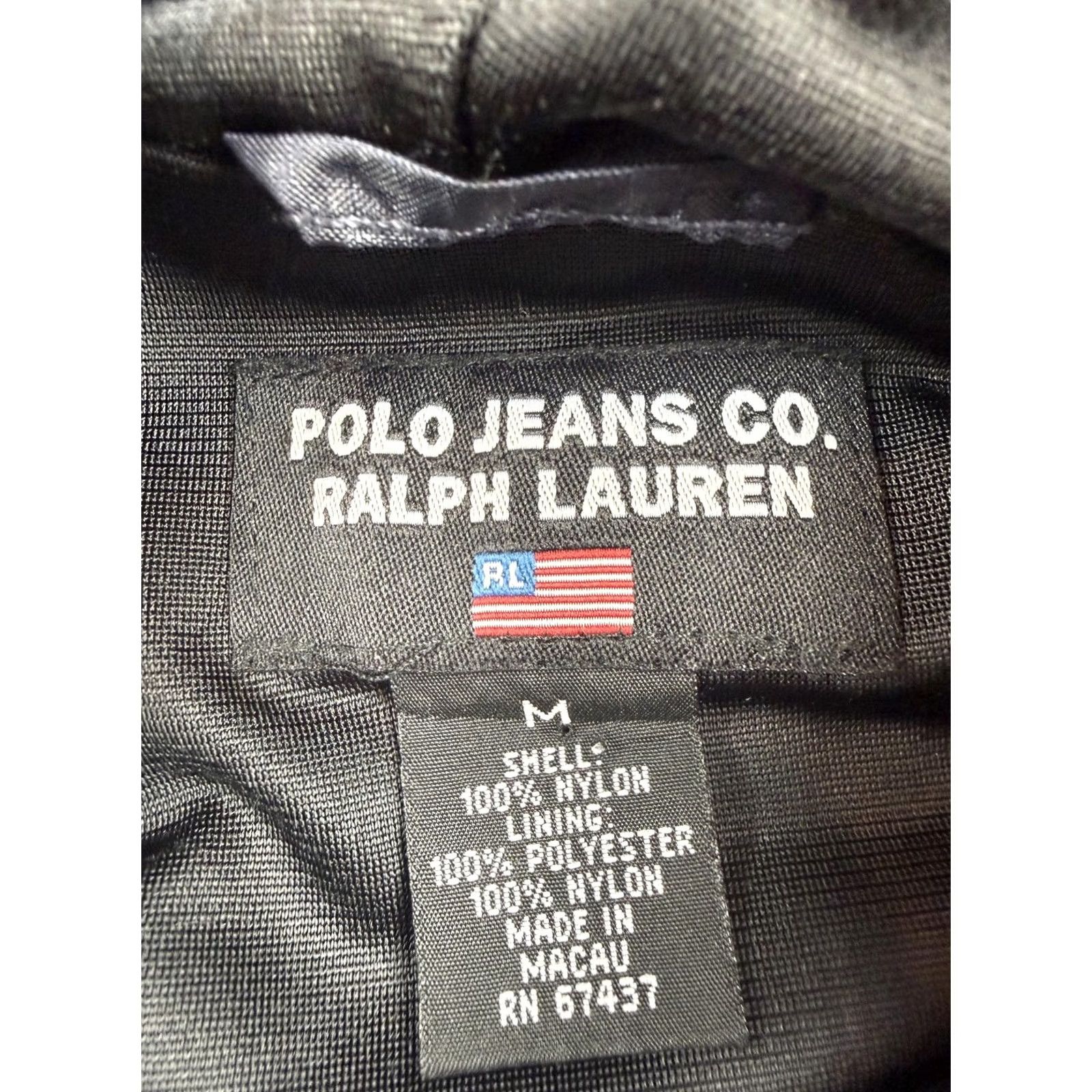 Vintage VINTAGE Polo Jeans Co. Ralph Lauren Jacket Mens Medium Gray Hooded Anorak 1/4 Zip Size US M / EU 48-50 / 2 - 3 Thumbnail