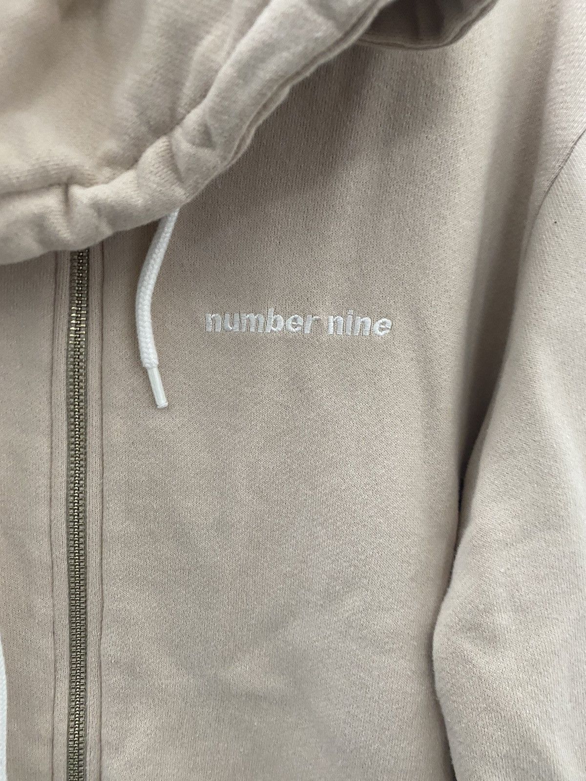 Number (N)ine VINTAGE NUMBER NINE EMBROIDERY SPELLING ZIPPER HOODIE Size US M / EU 48-50 / 2 - 4 Thumbnail