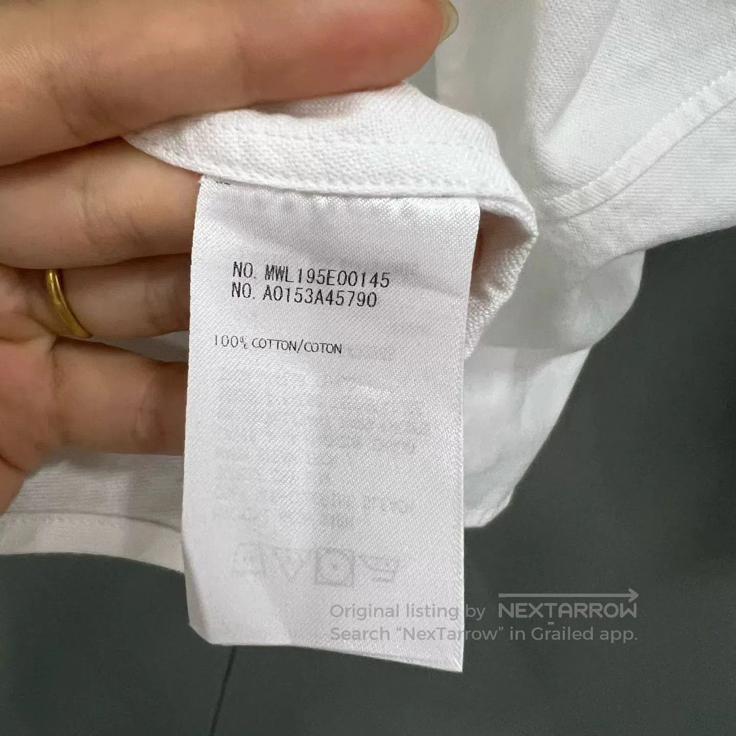 Thom Browne thom browne white pocket fishtail shirt. Size US XXS / EU 40 - 5 Thumbnail